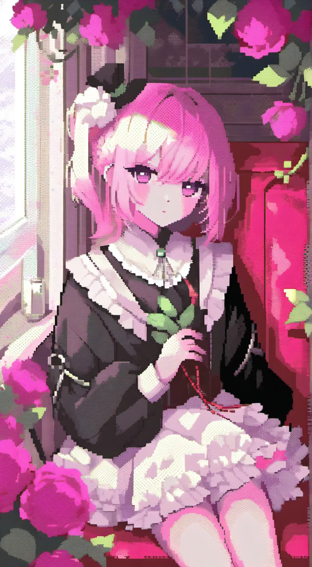 ai character: Chibi background