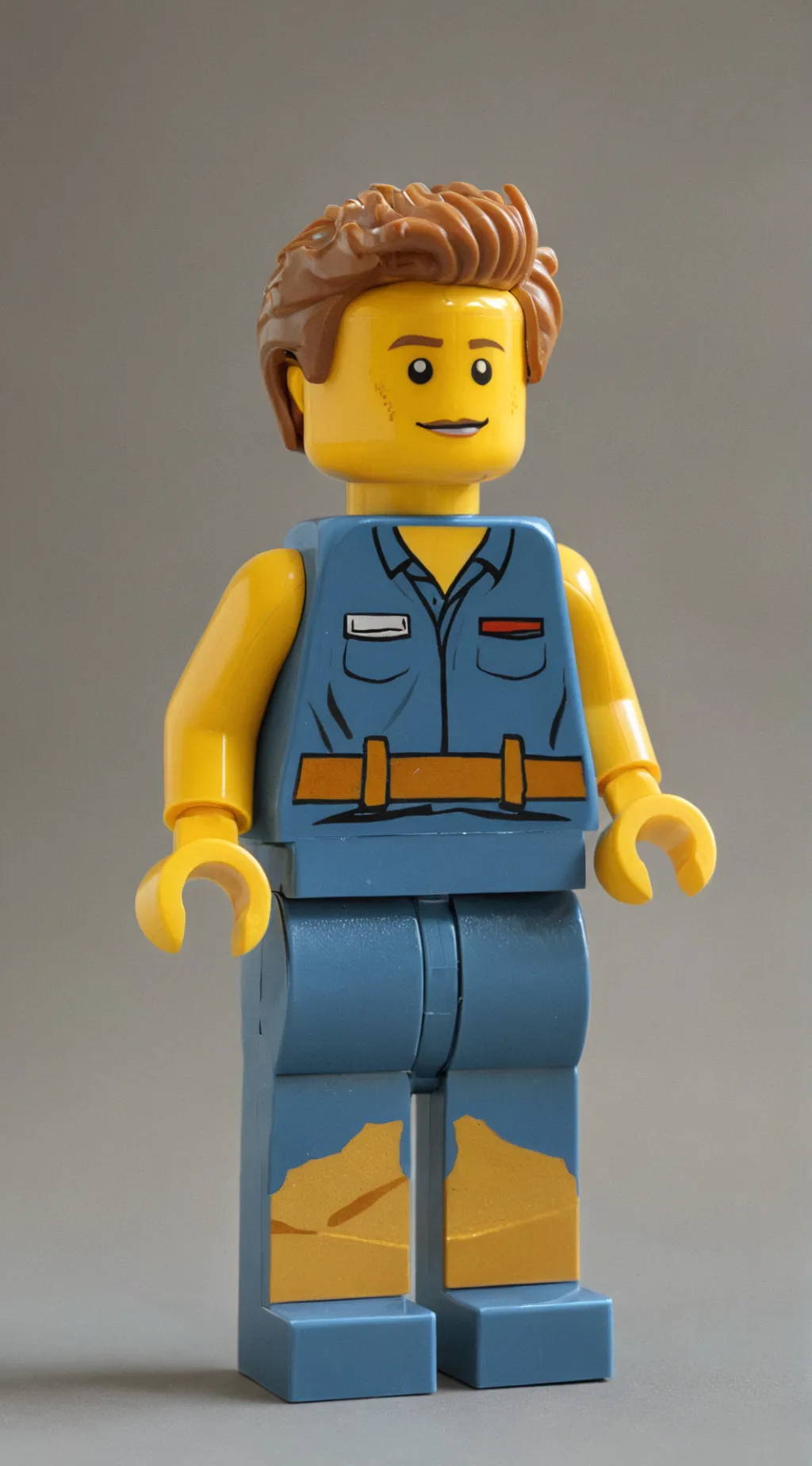 ai character: Lego man background