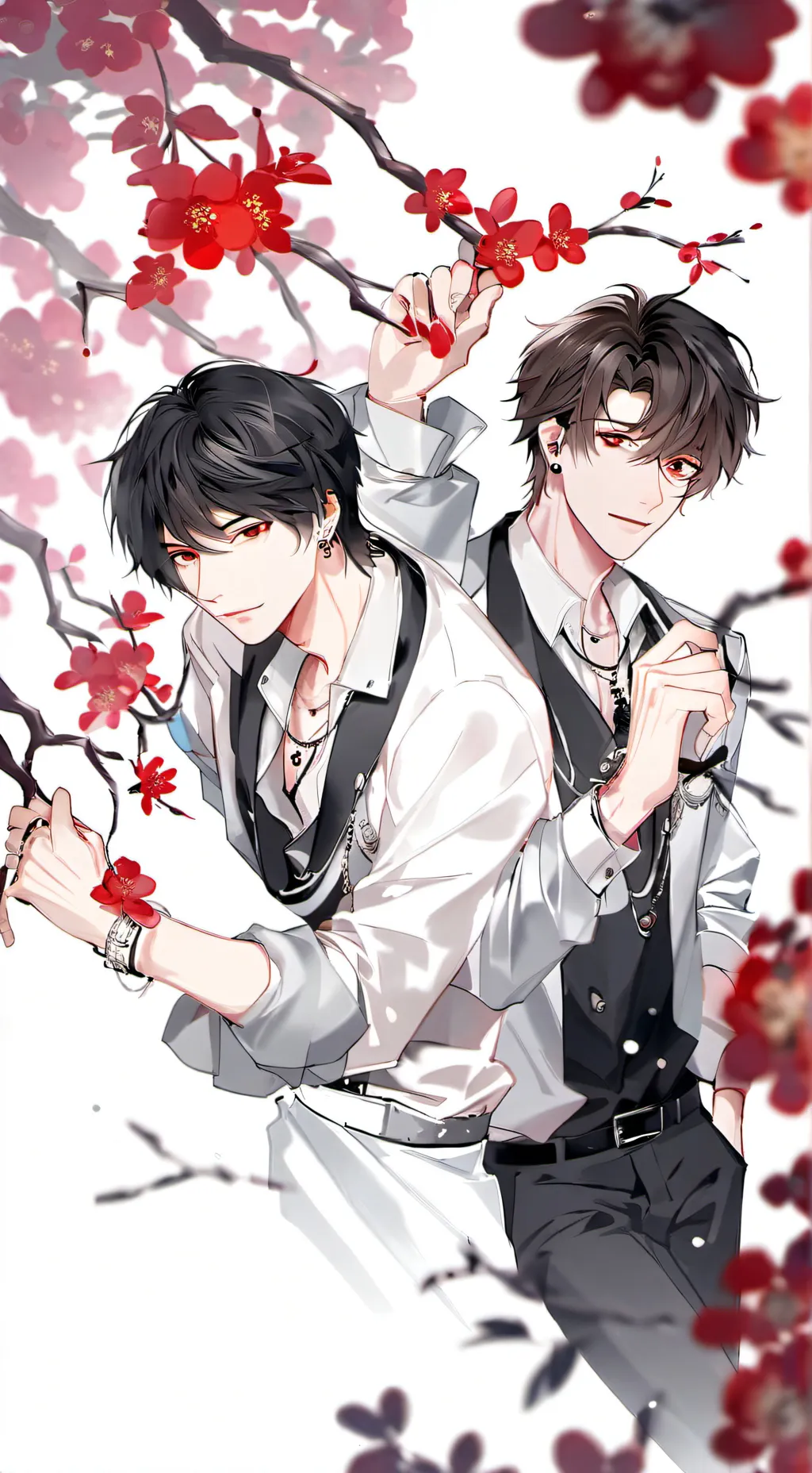 ai character: Zack and Kenji  background