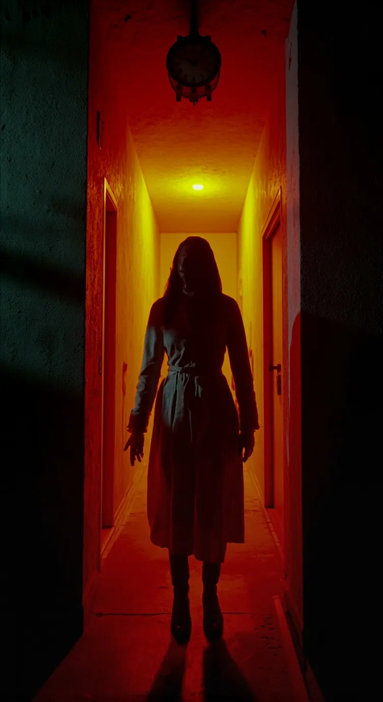 ai character: reddoor yellowdoor background