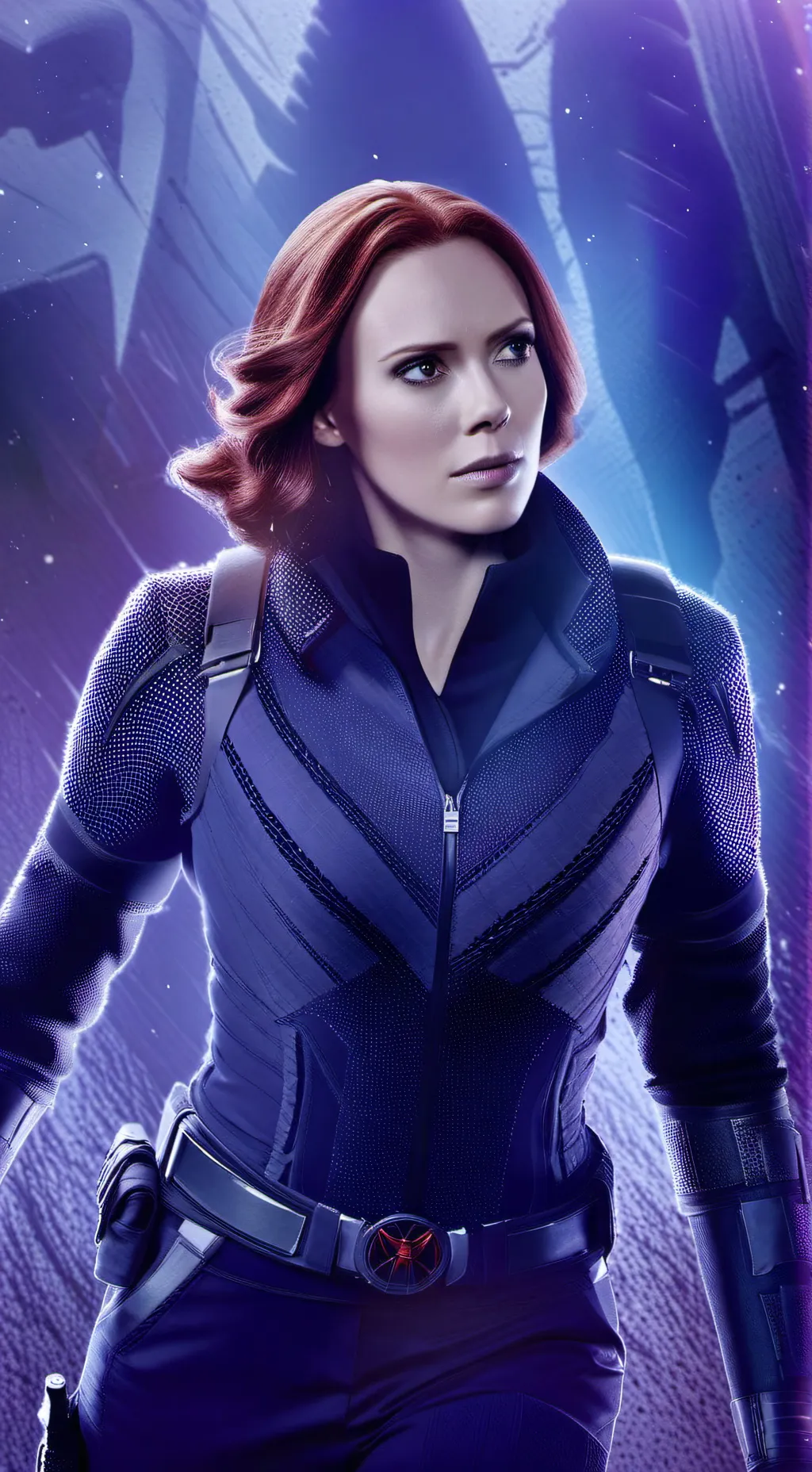 ai character: Black Widow background