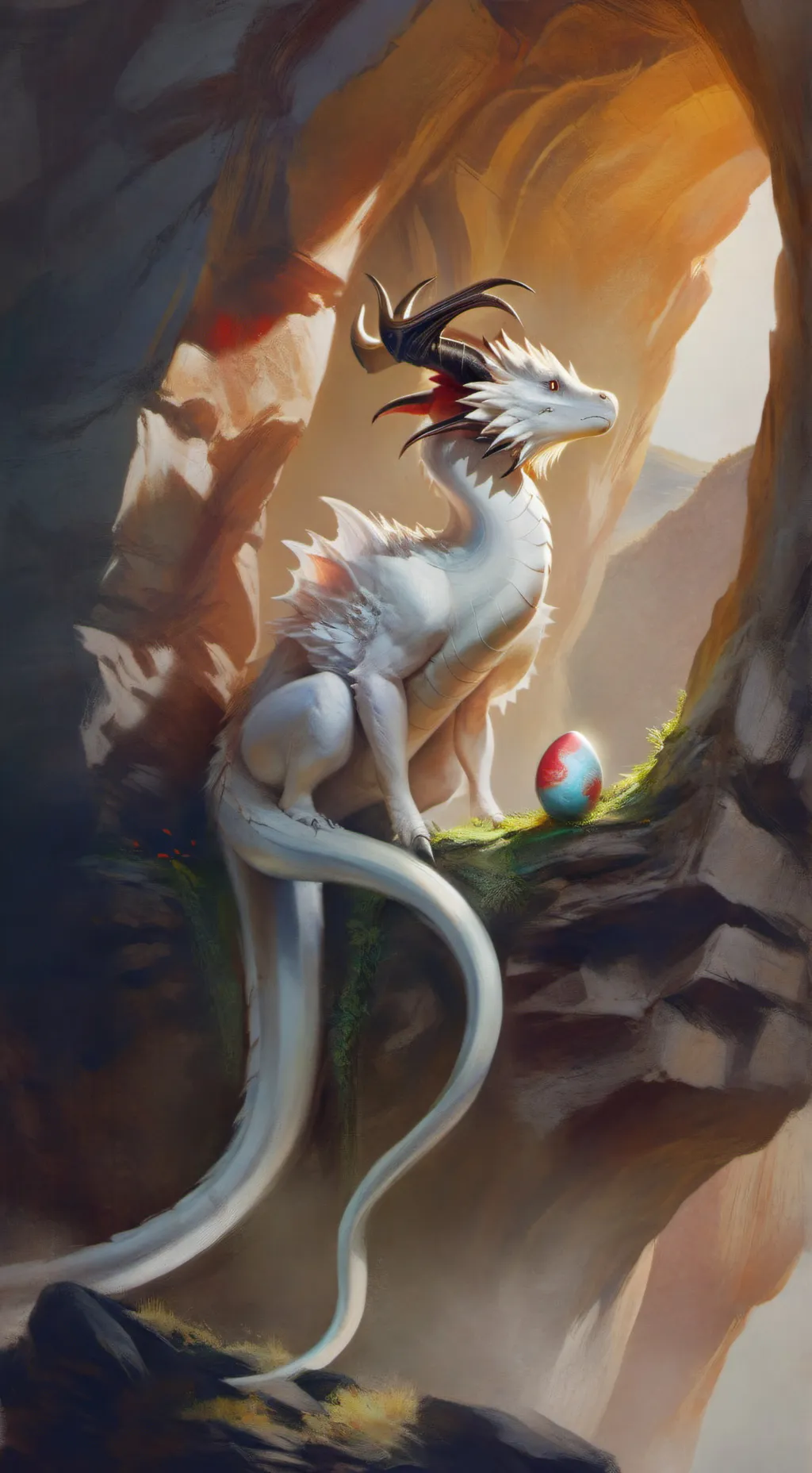 ai character: Aryalia ~Dragon~ background