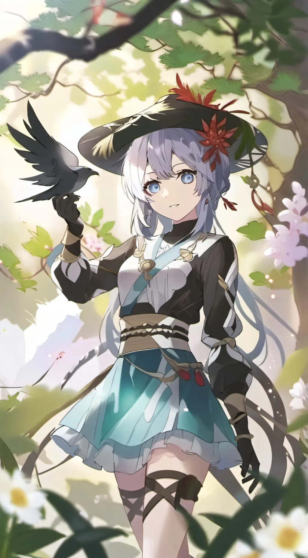ai character: bacon school background