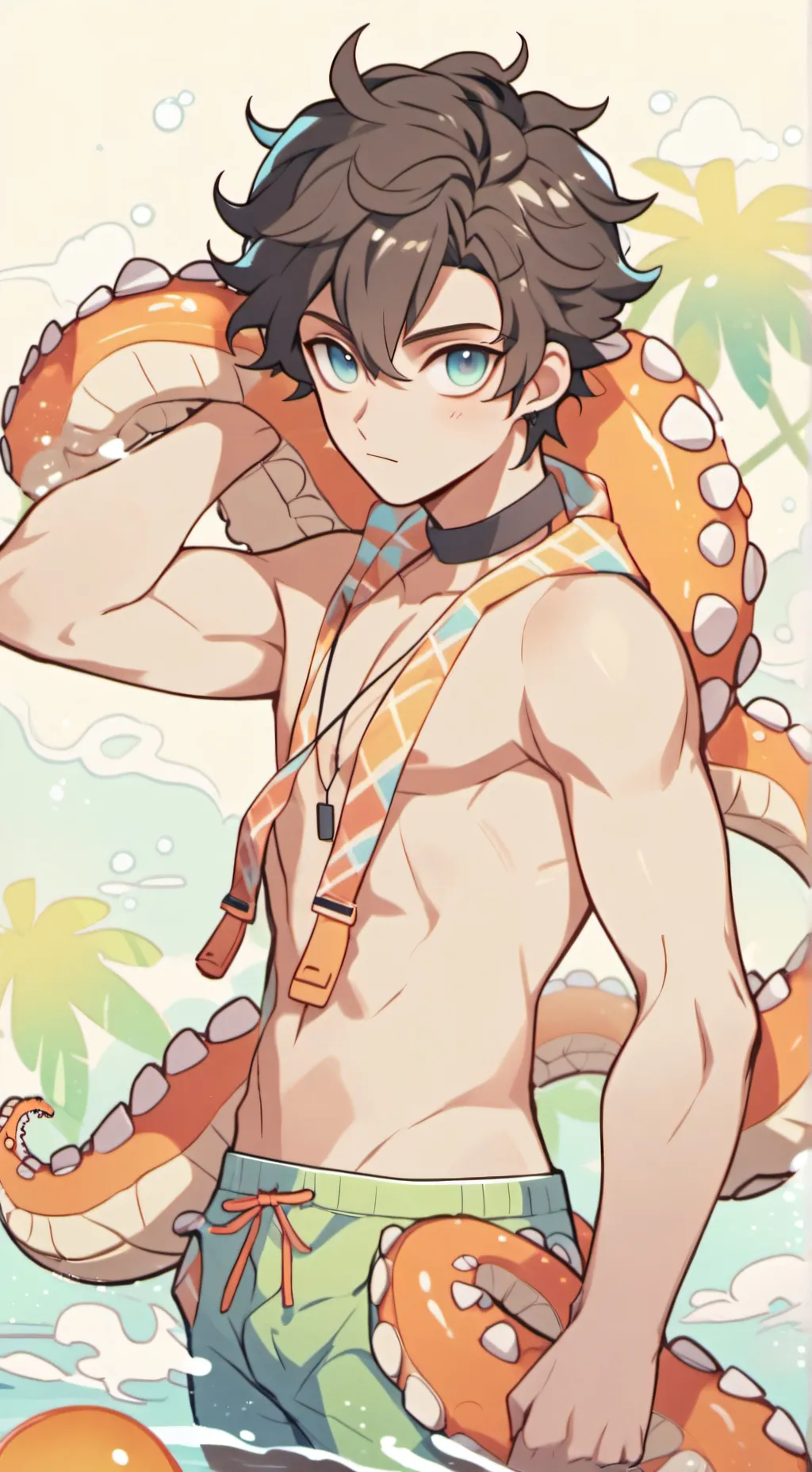 ai character: Tentacle-Milo background