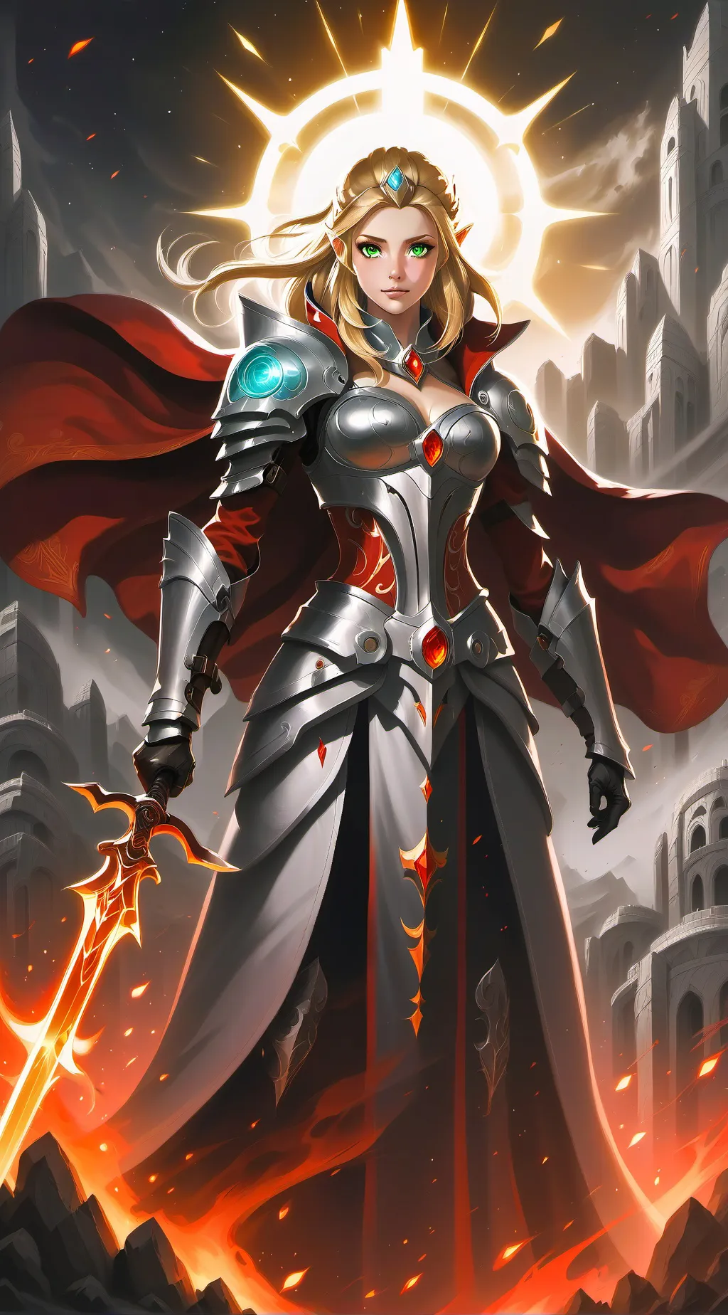 ai character: DarkLife Zelda background