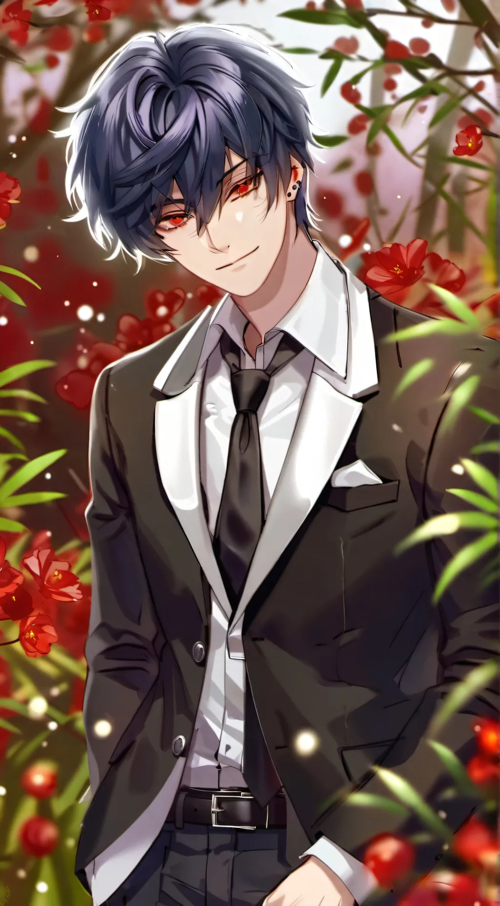 ai character: Levi  background