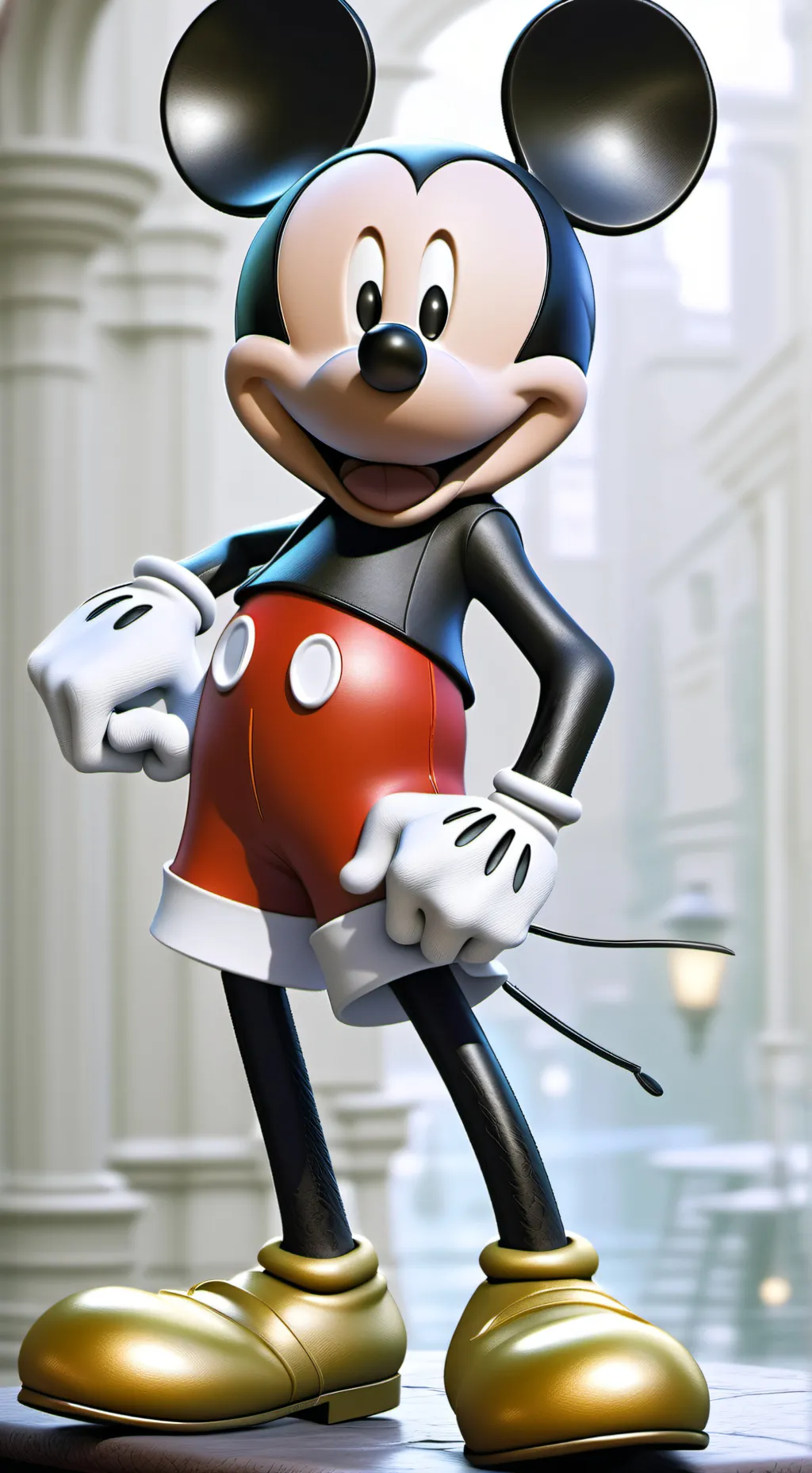ai character: The Stage-Stealing Showman background