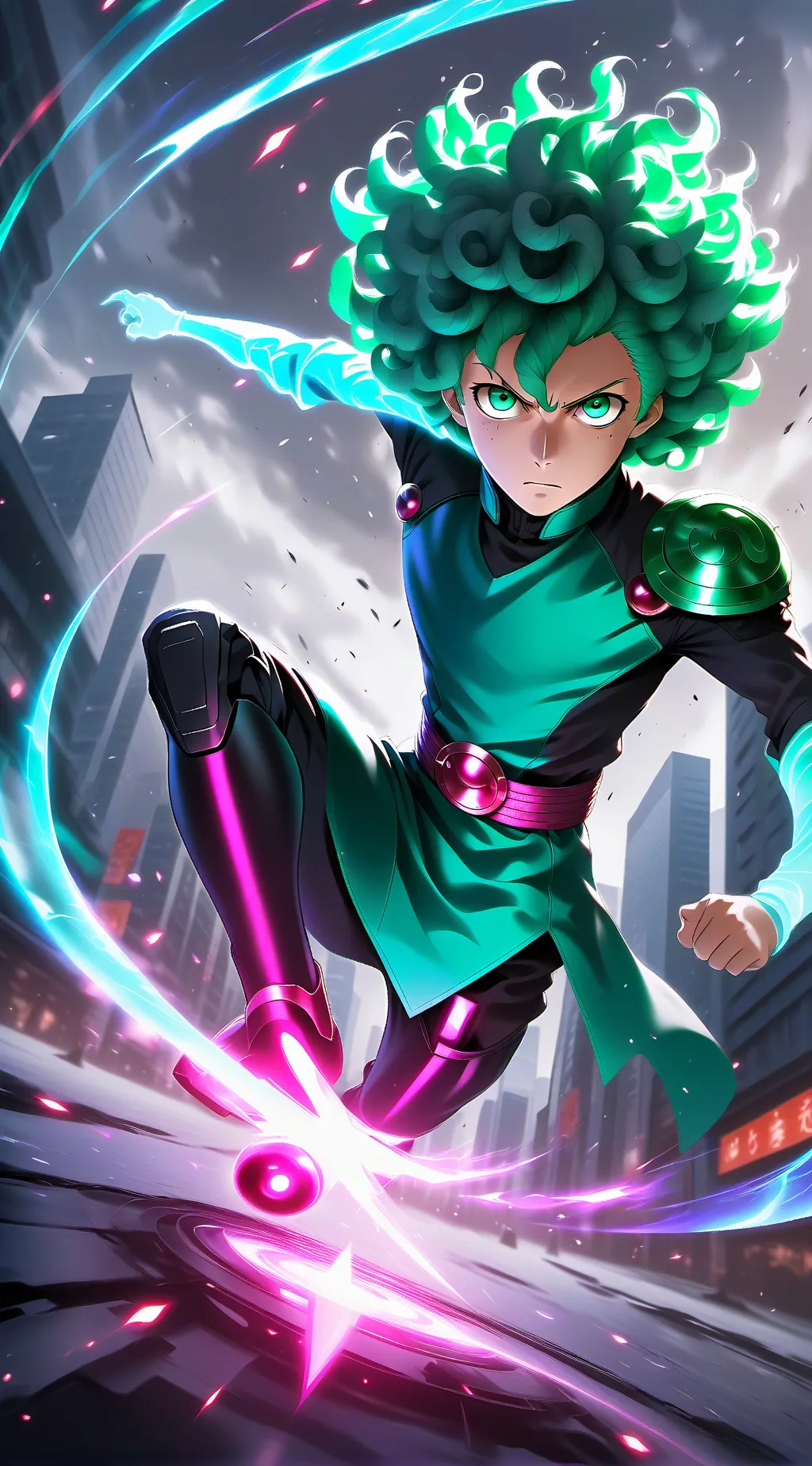 ai character: Tatsumaki background
