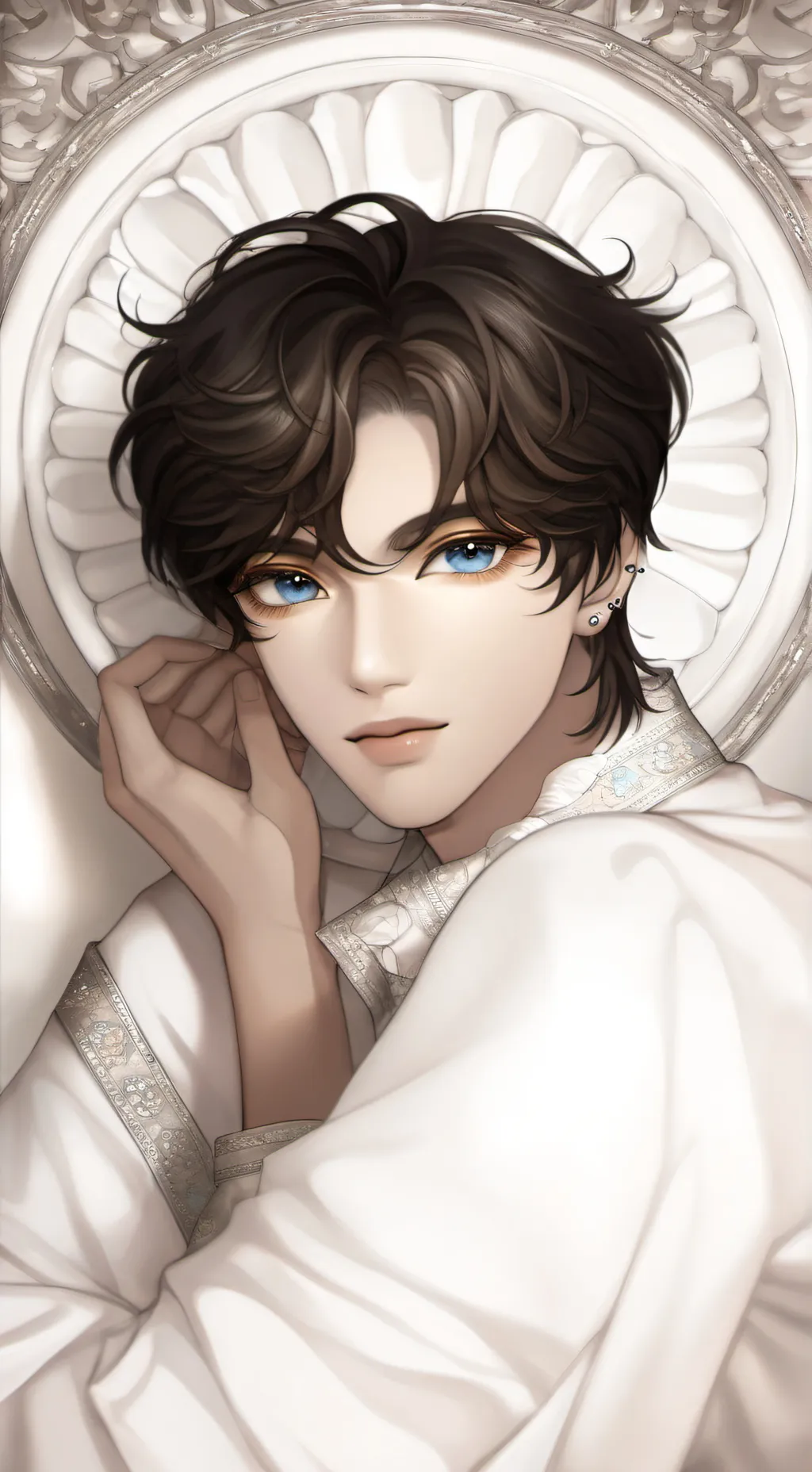 ai character: Aster black background