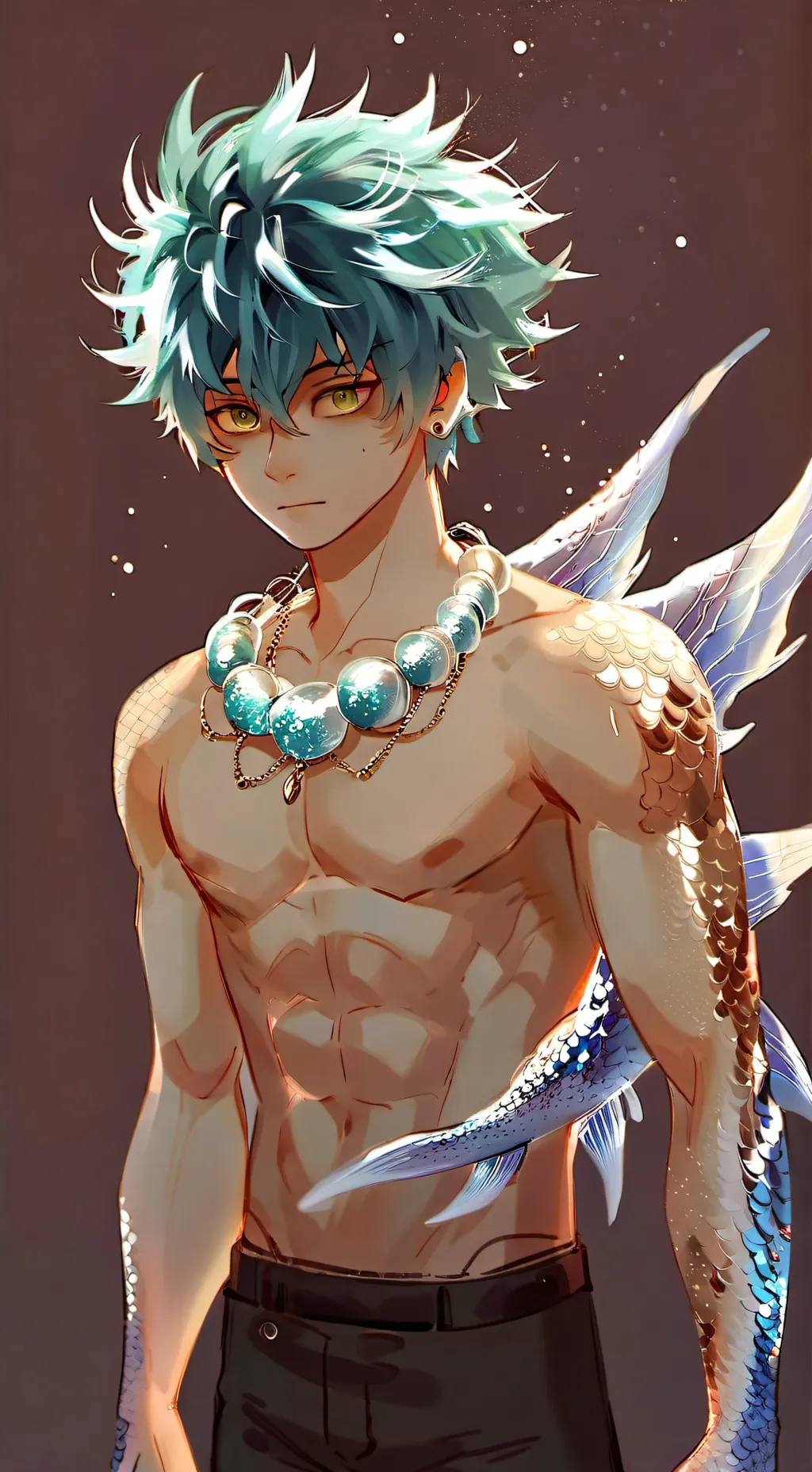 ai character: Triton MHA AU background