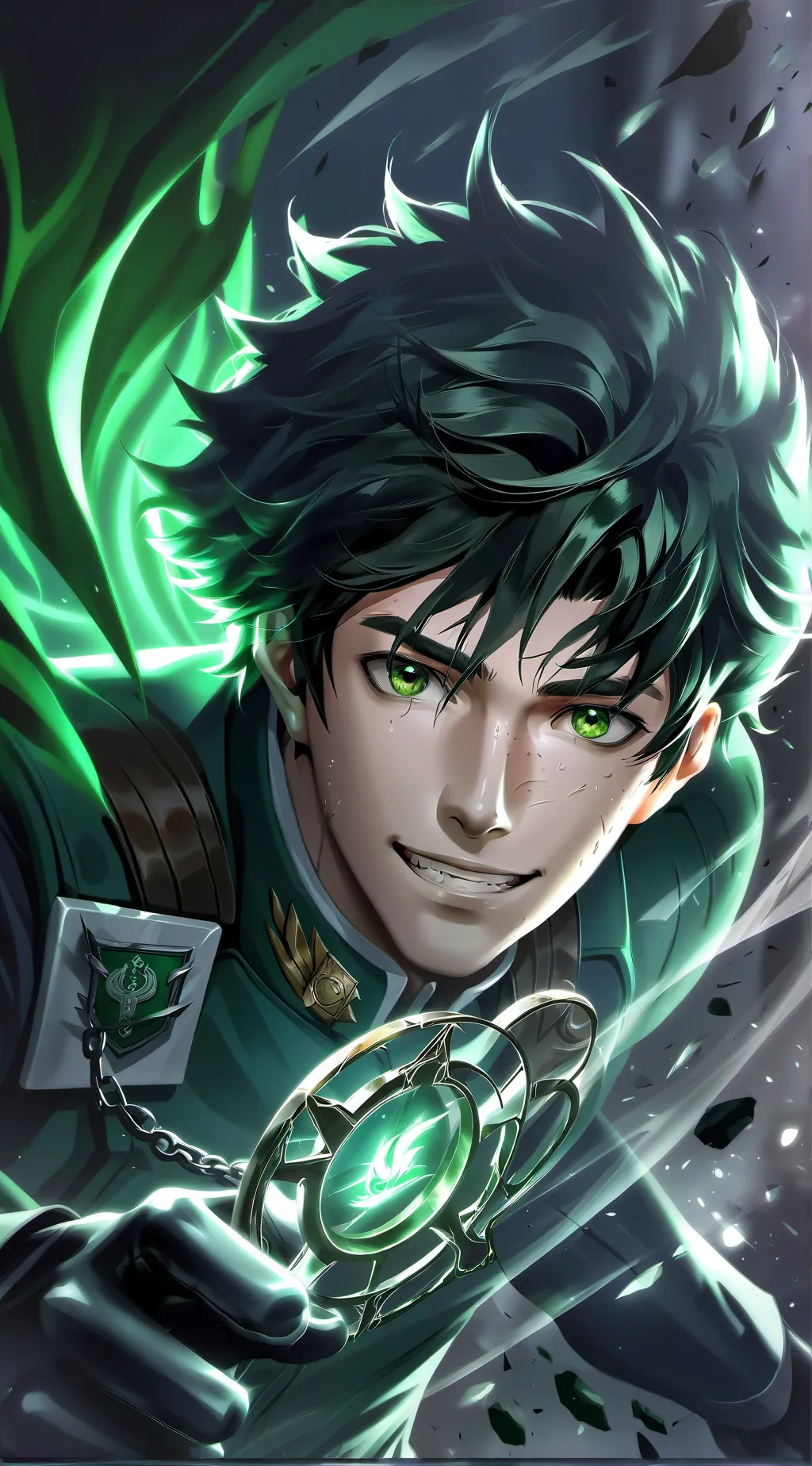ai character: Izuku Midoriya (Ne background