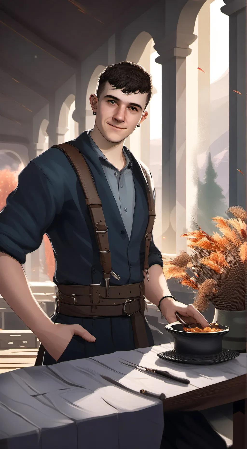 ai character: Harrison Todd background