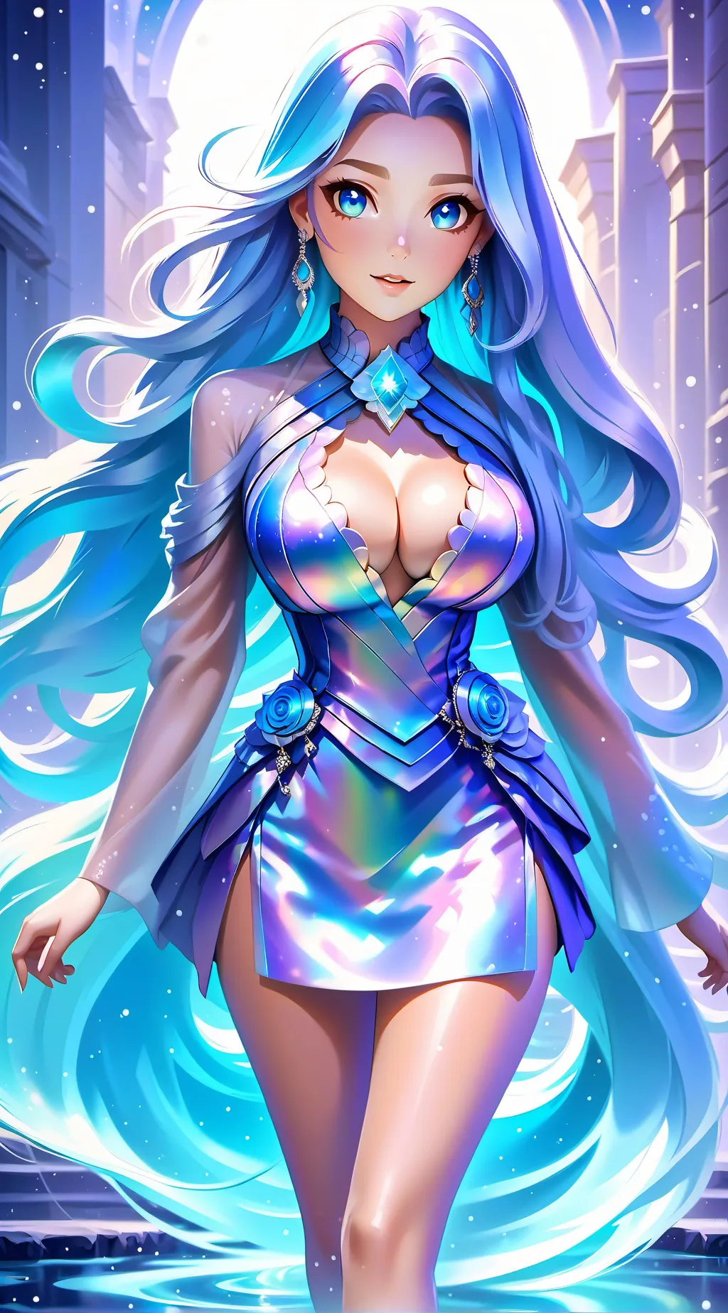 ai character: Akari background