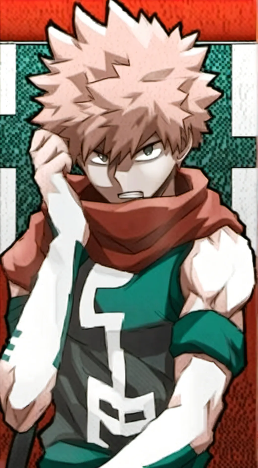 ai character: MHA fight! background