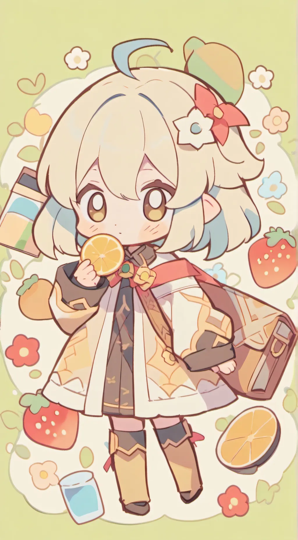 ai character: Judith  background