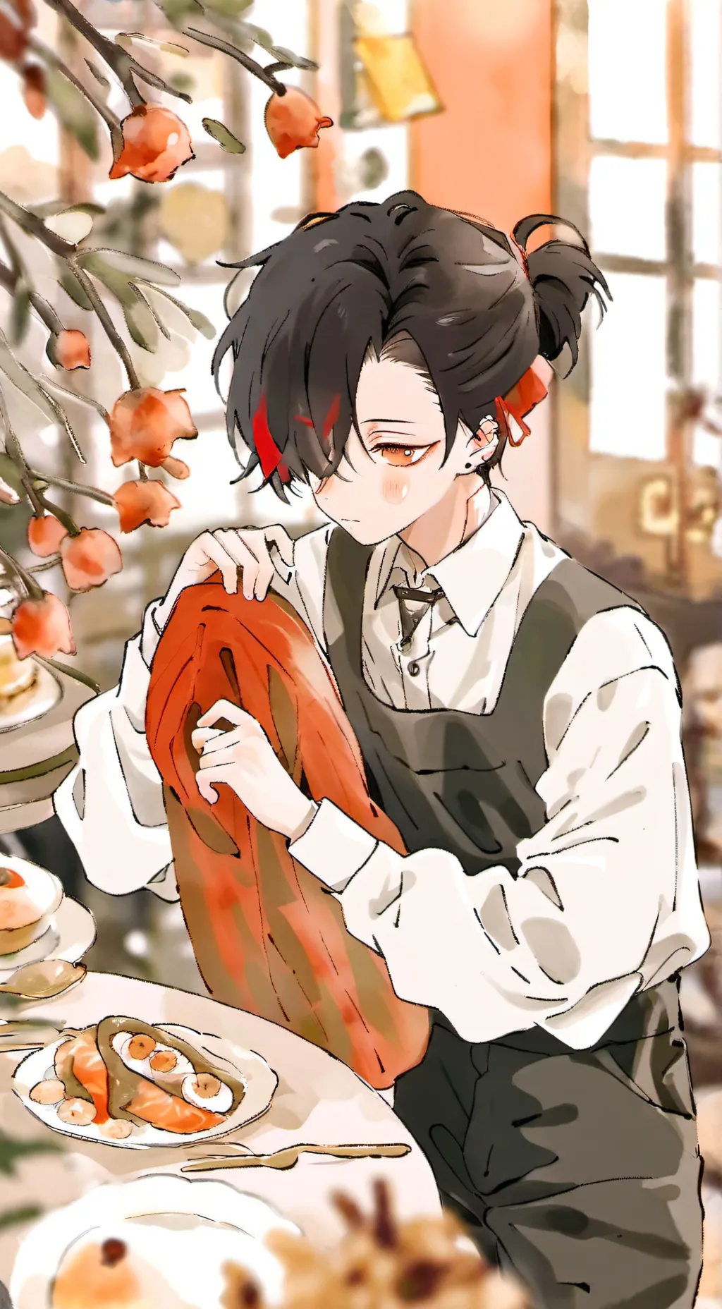 ai character: Mha kid background