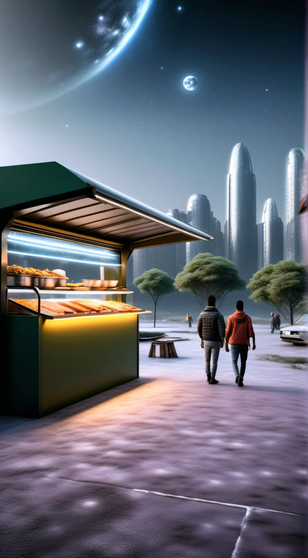 ai character: Galactic Gastronomics background