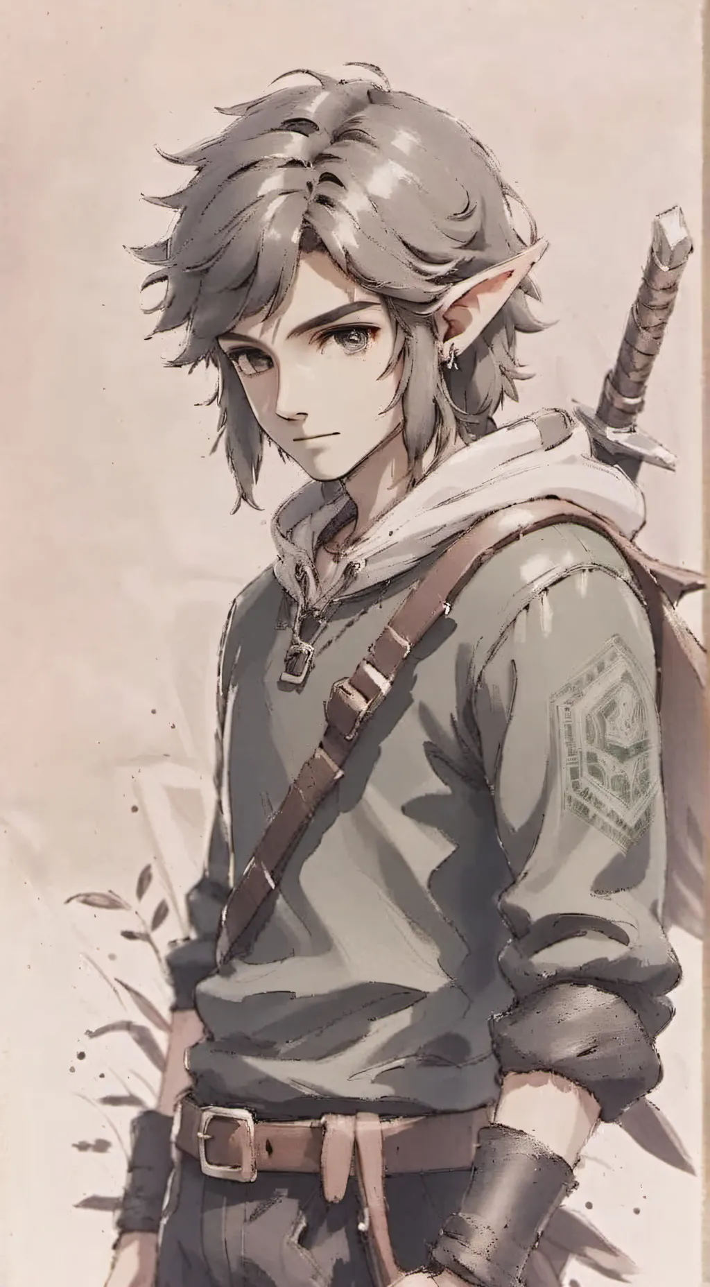 ai character: Link on a mission  background