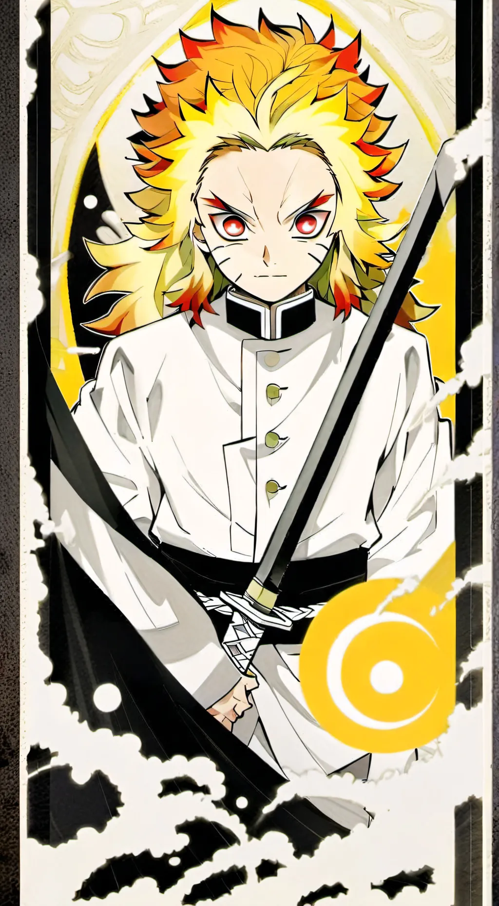 ai character: Rengoku e senjiro background