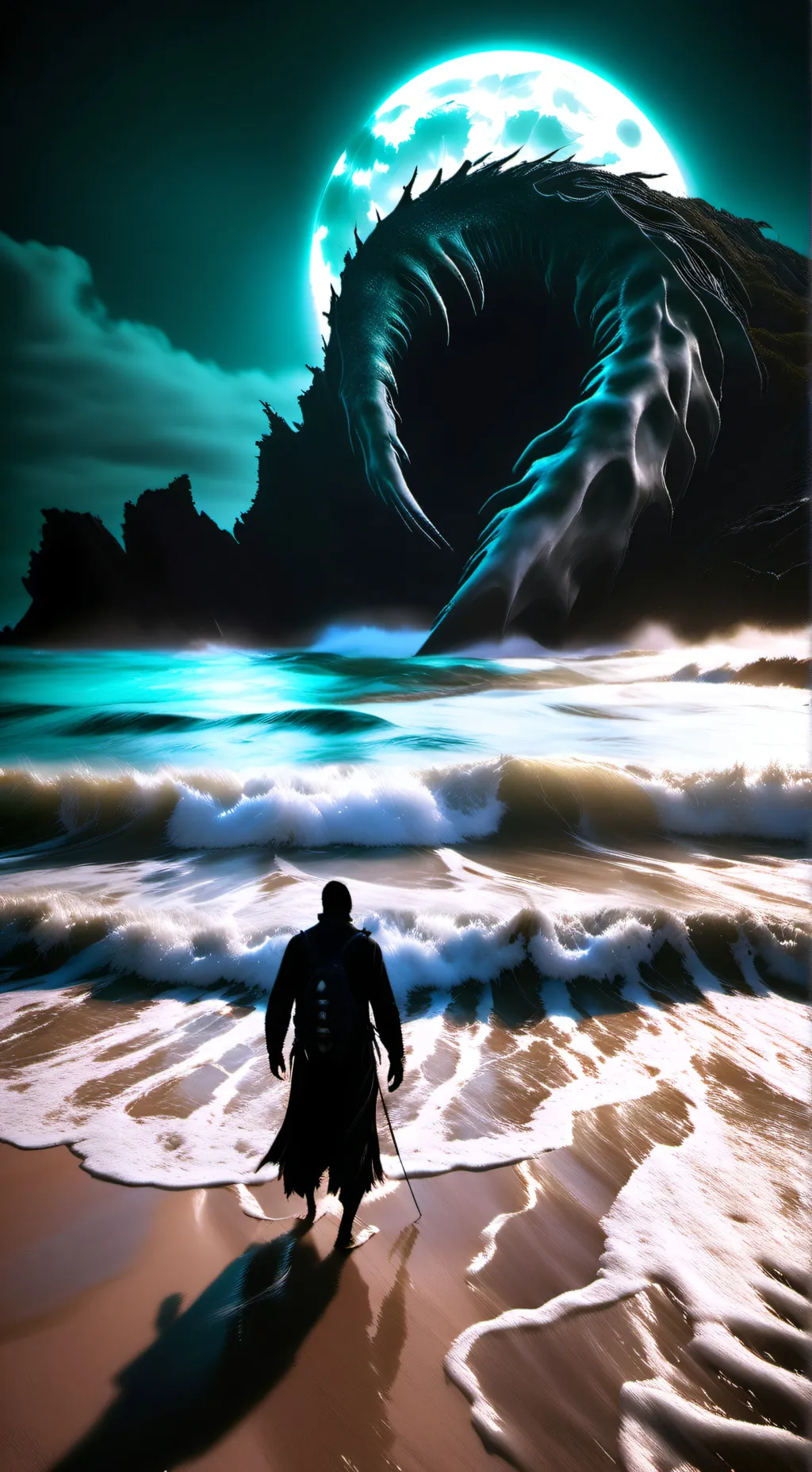 ai character: spikenia wormia background