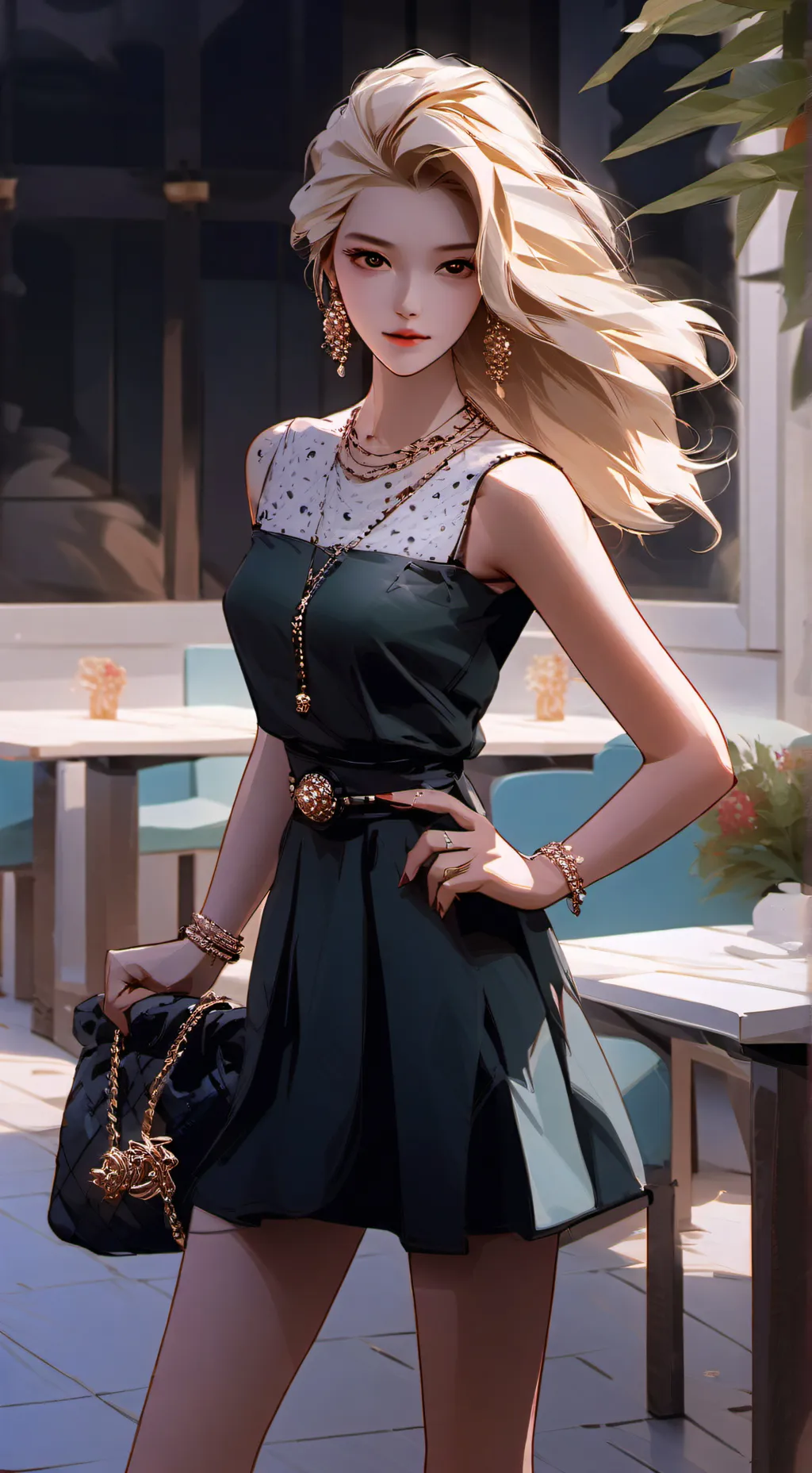ai character: Tiffany background