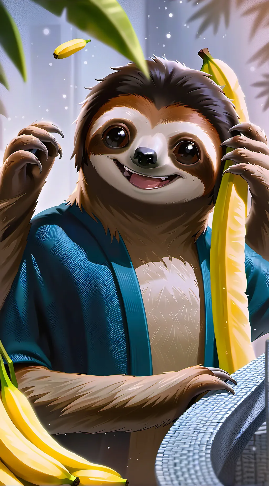 ai character: Slumber Sloth Spirit background