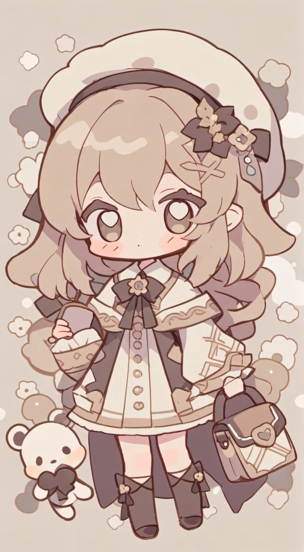 ai character: Chibi lily
Chiba background