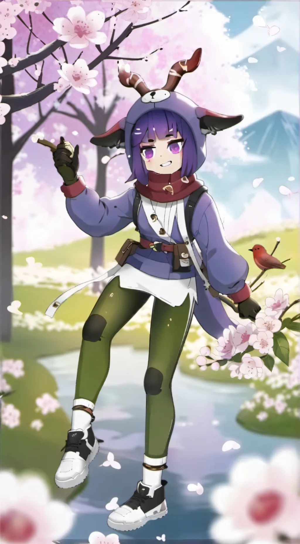 ai character: лиса background