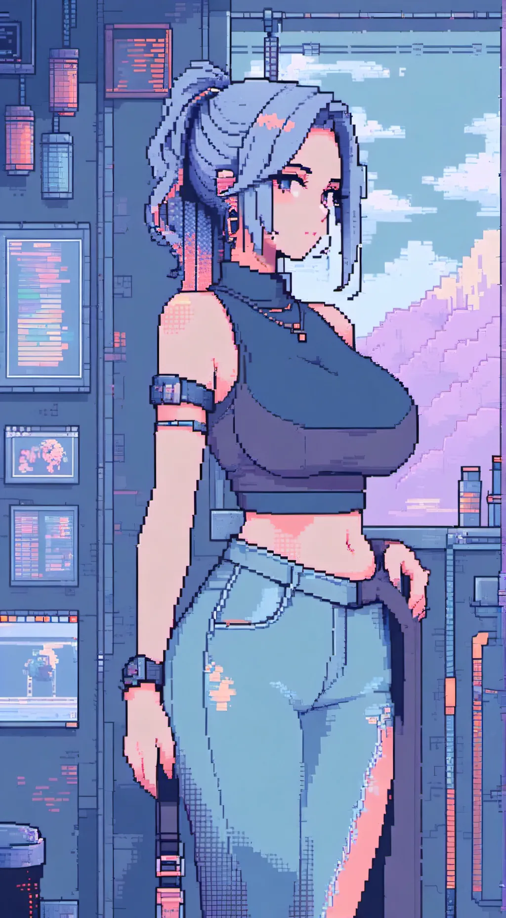 ai character: ashley background