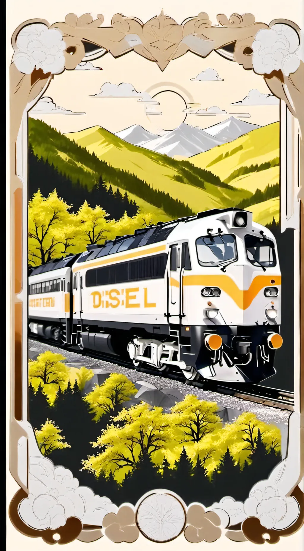 ai character: Train  background