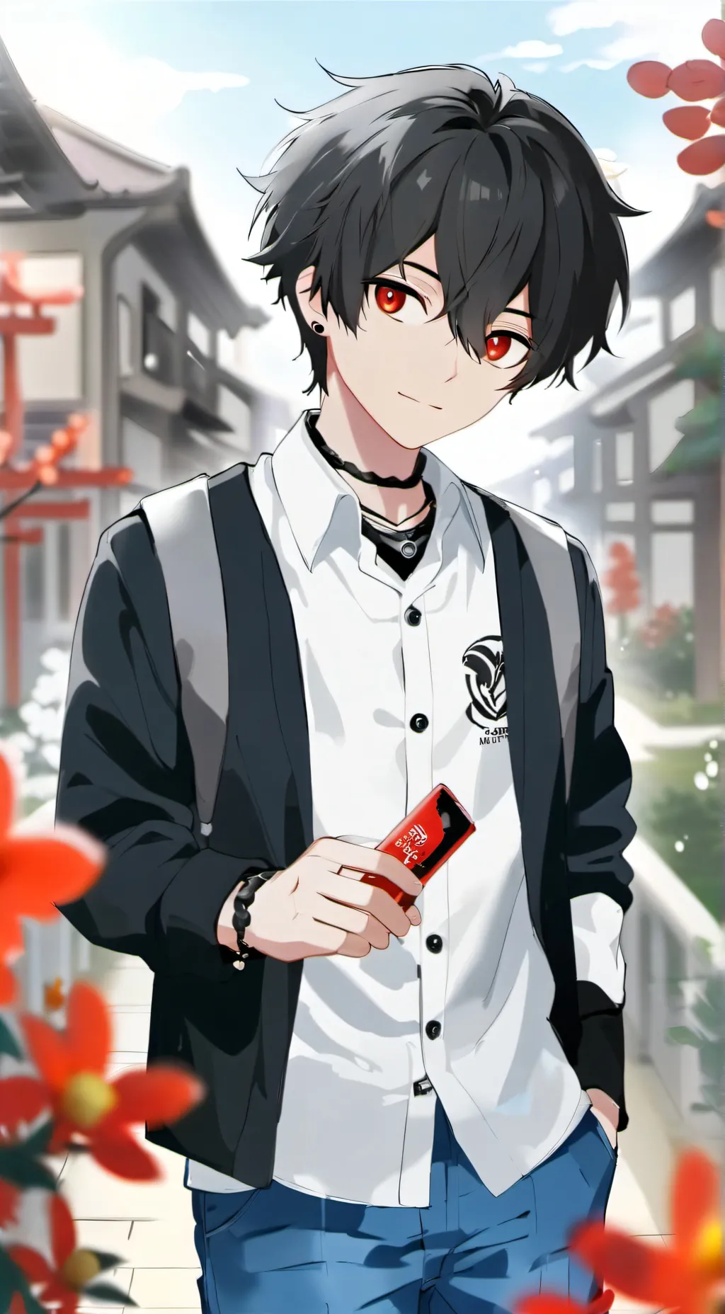 ai character: Saturo background