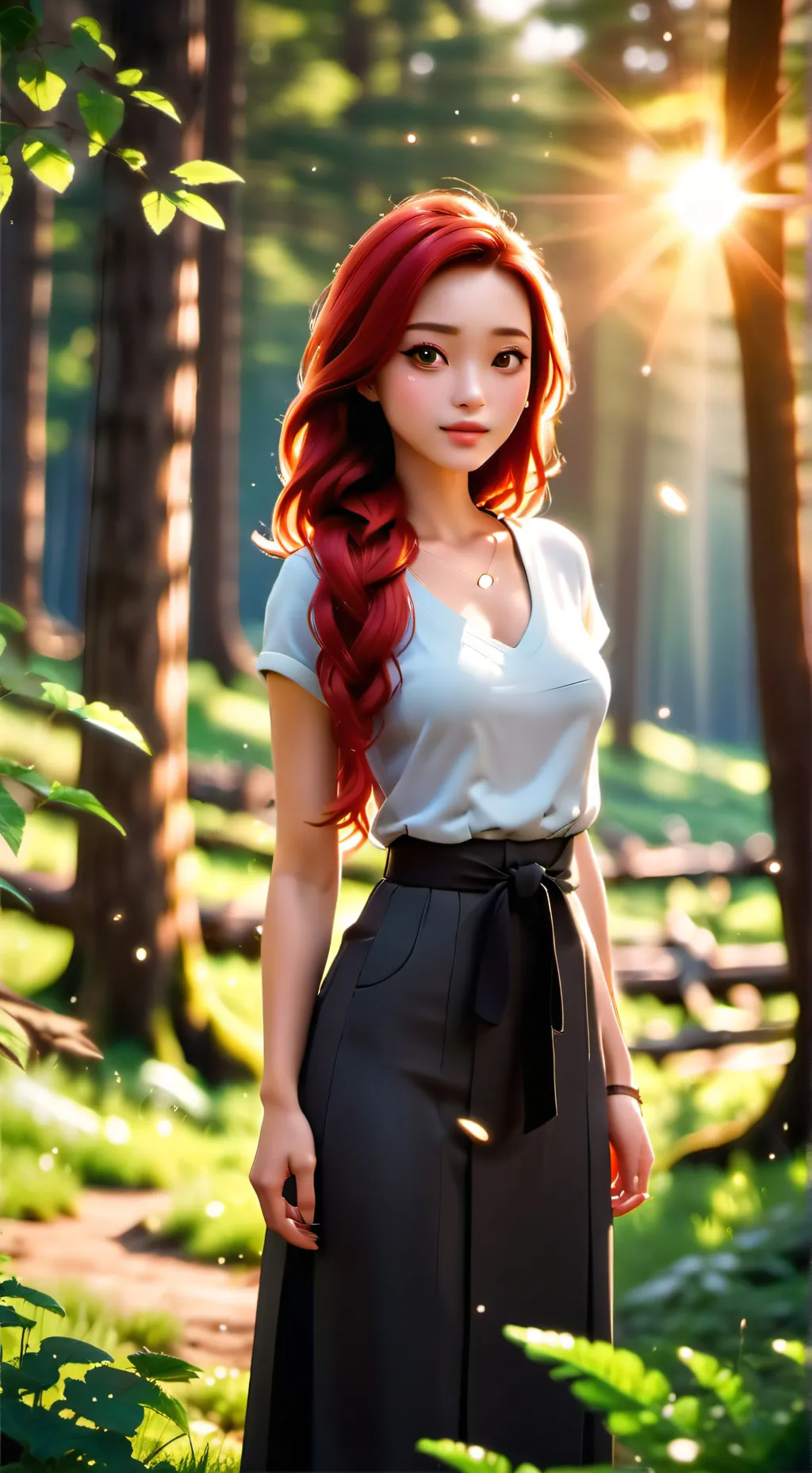 ai character: Caroline  background