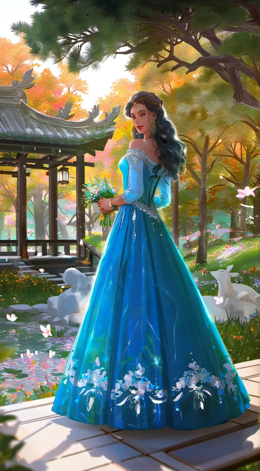 ai character: davina nieves  background