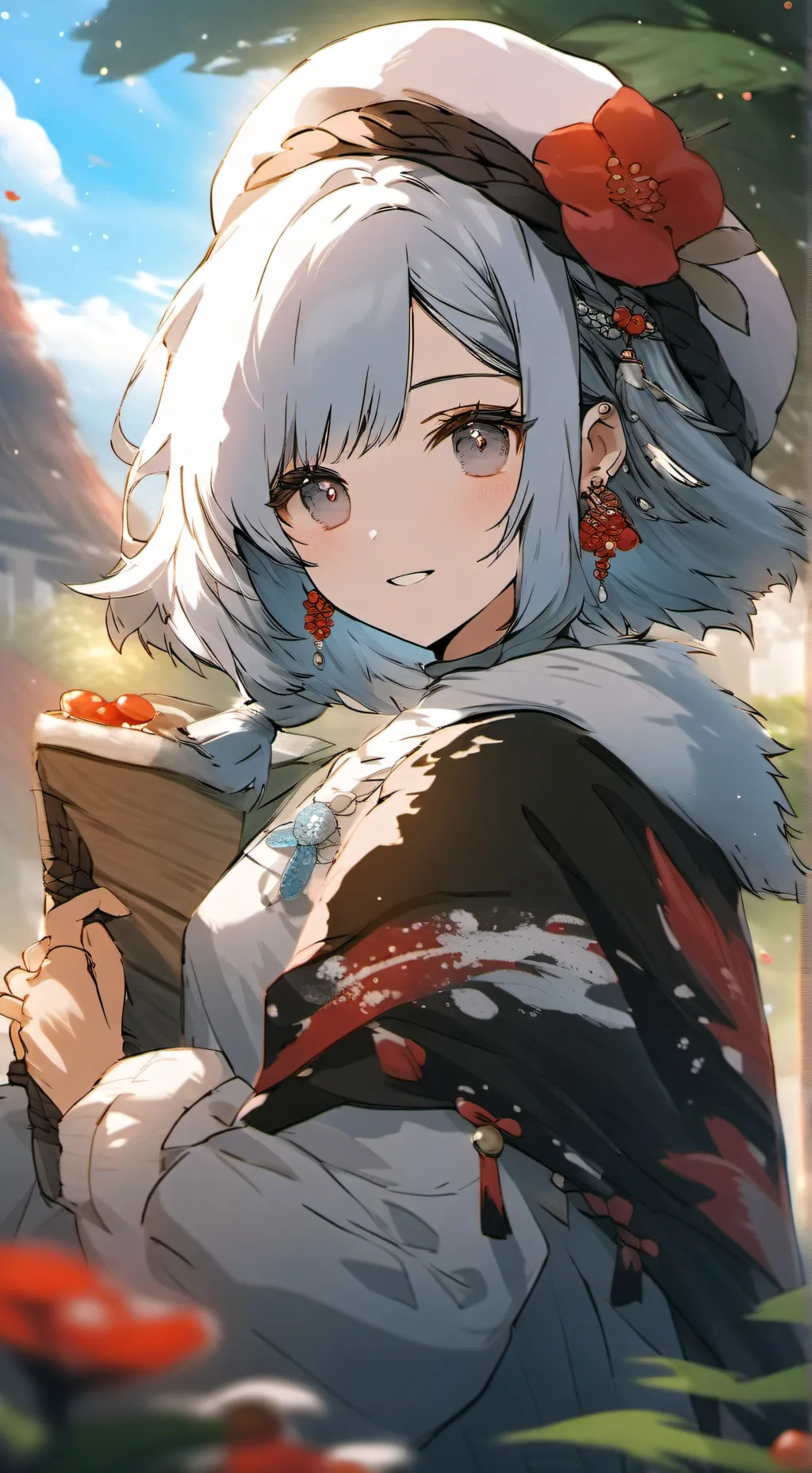 ai character: Tu novia background