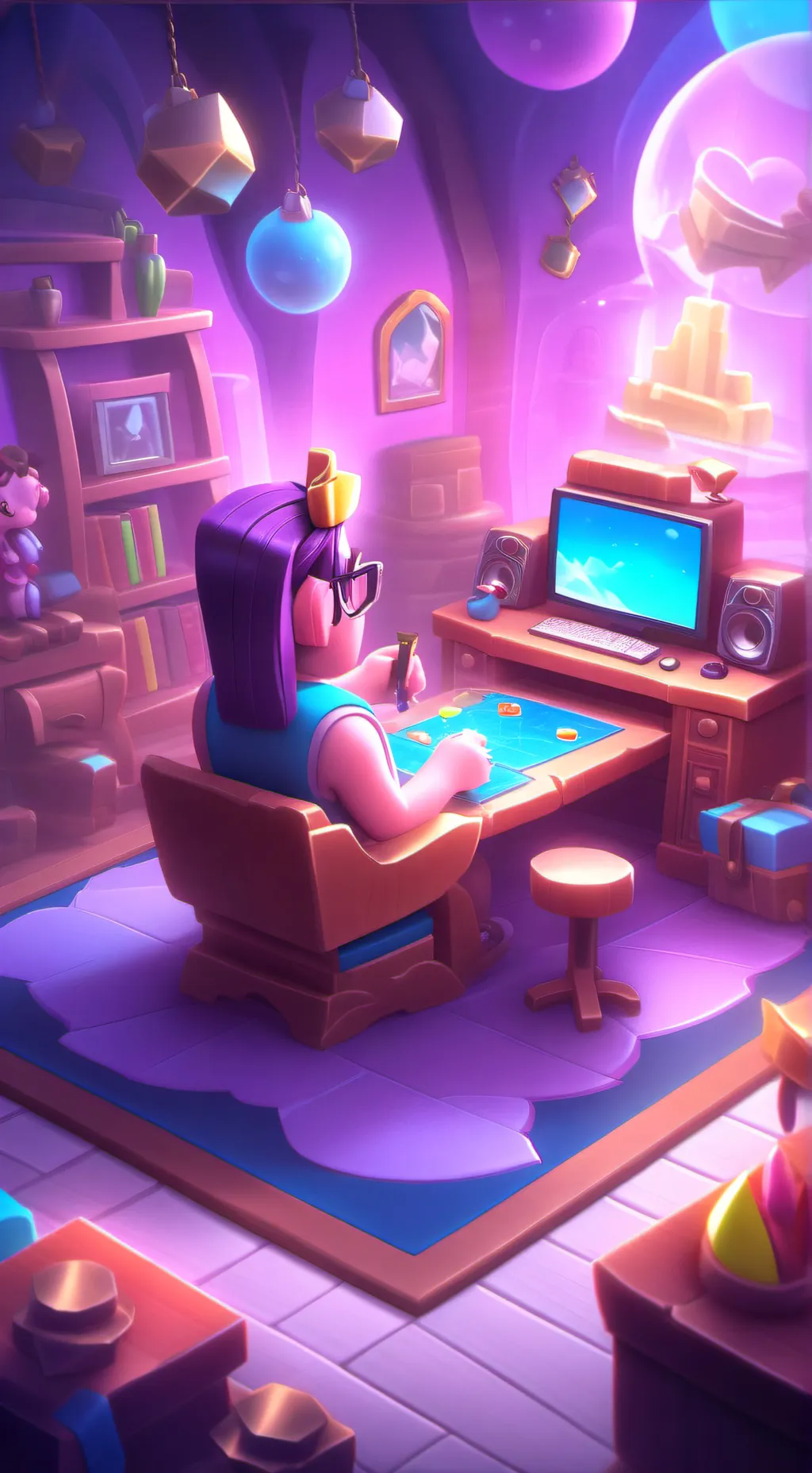 ai character: Dandy's world!  background