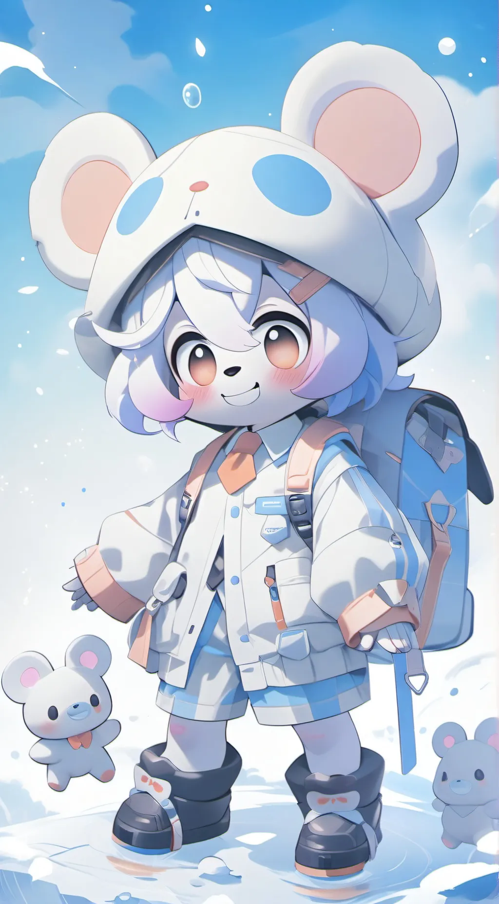ai character: helpy background