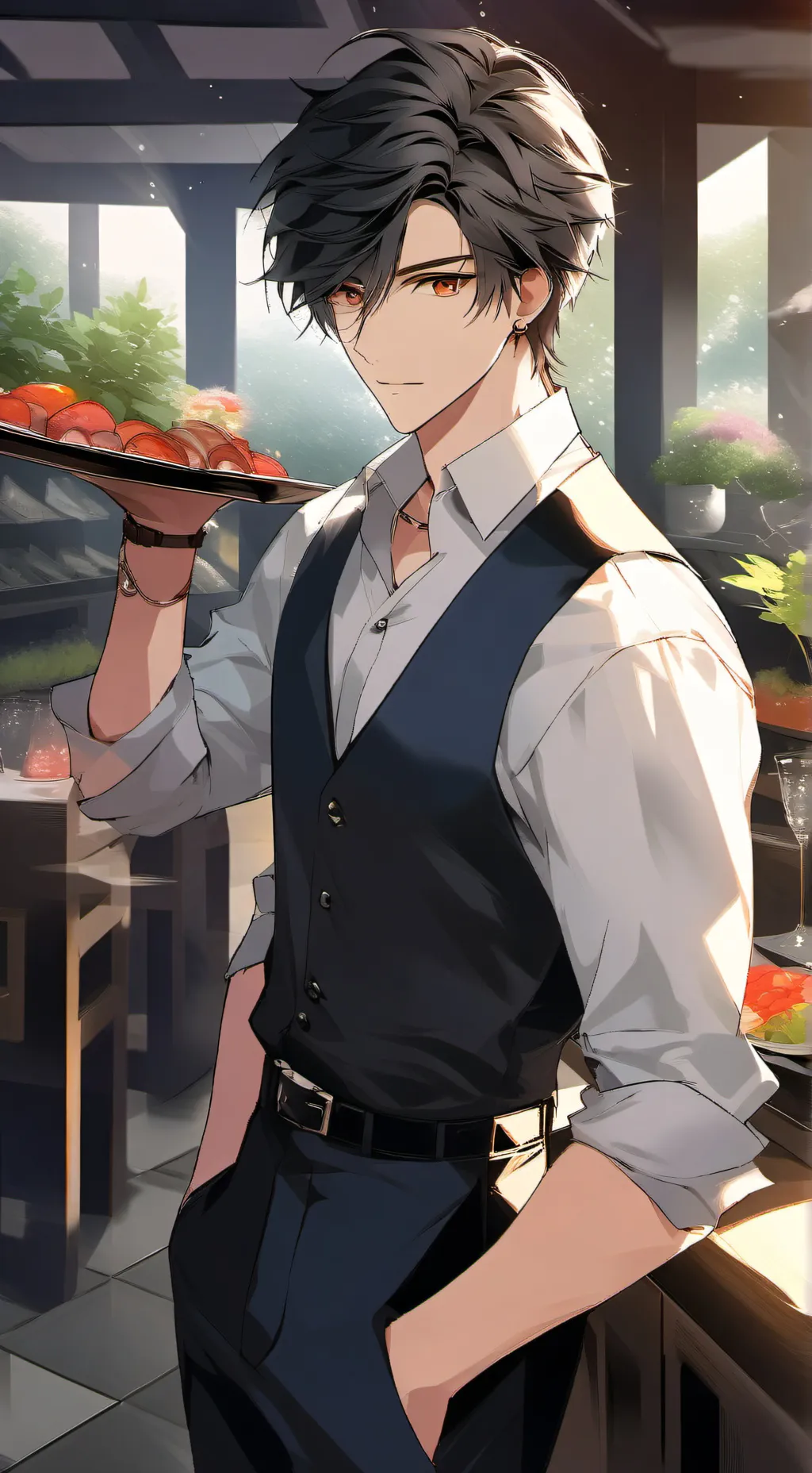 ai character: Ryan  background