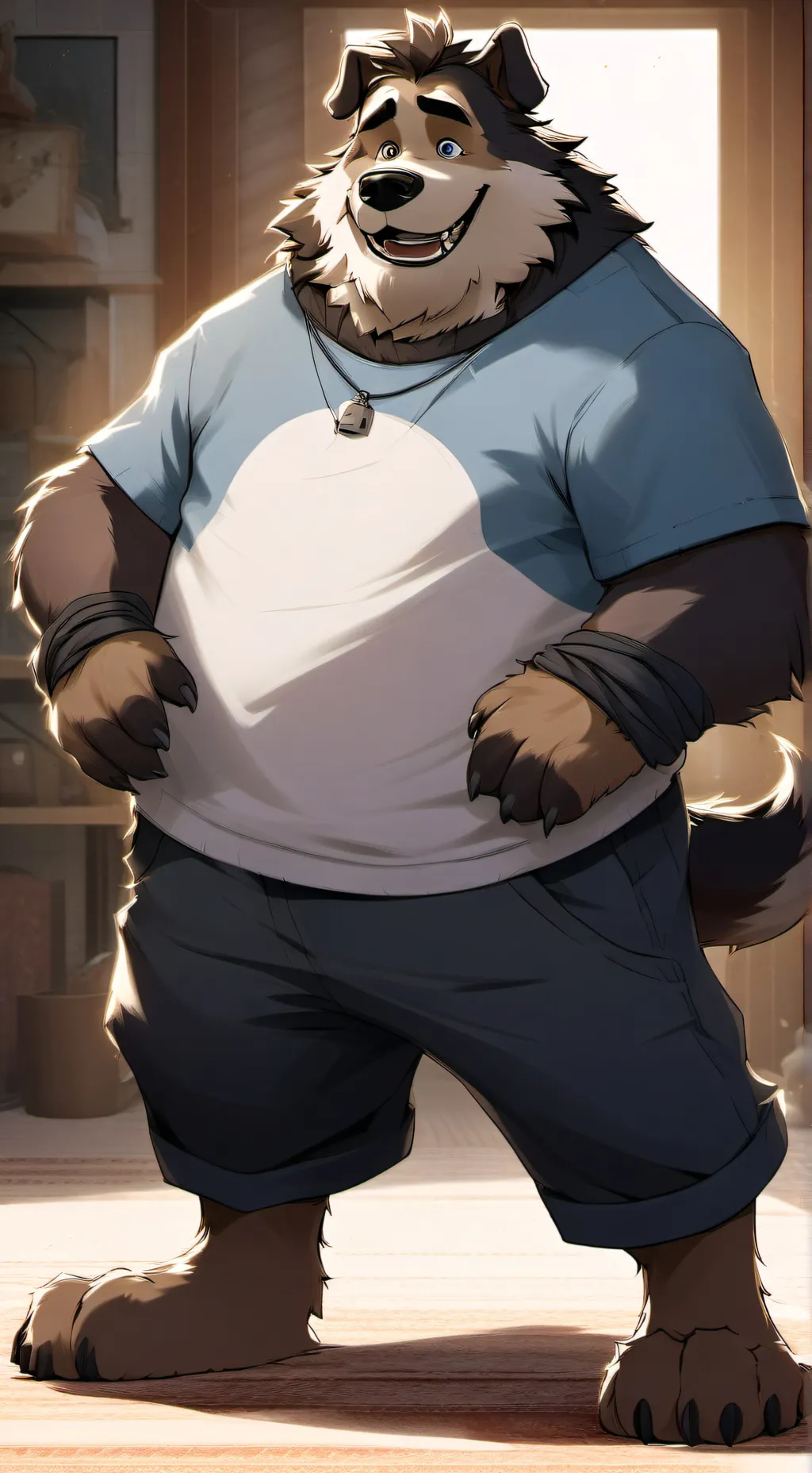 ai character: Sparky background