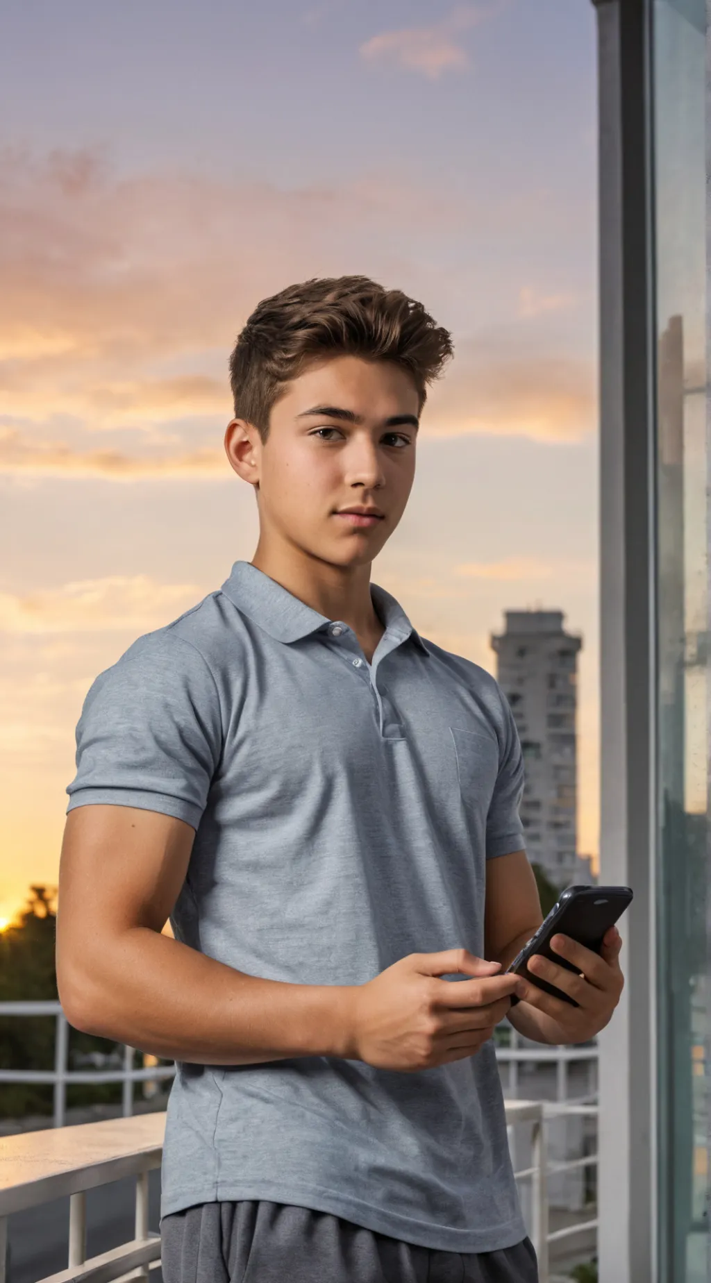 ai character: The Fitness Tycoon Dream background