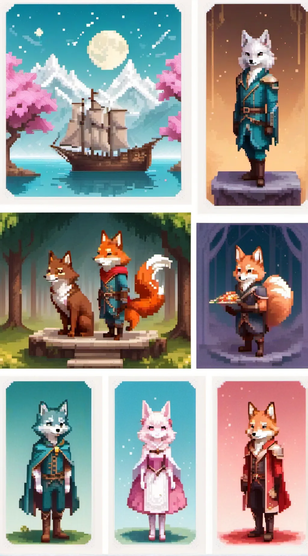 ai character: predator and prey  background