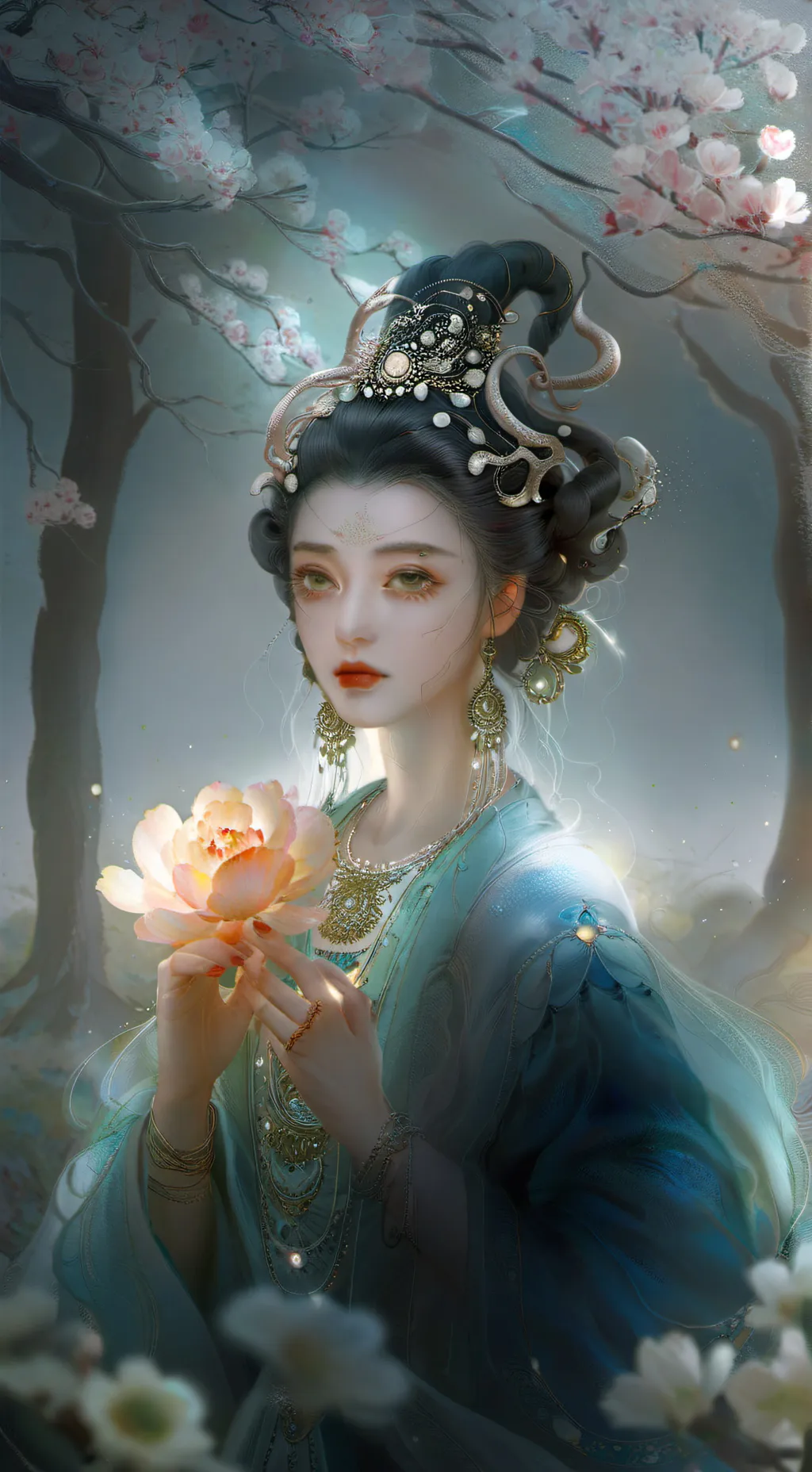 ai character: open background