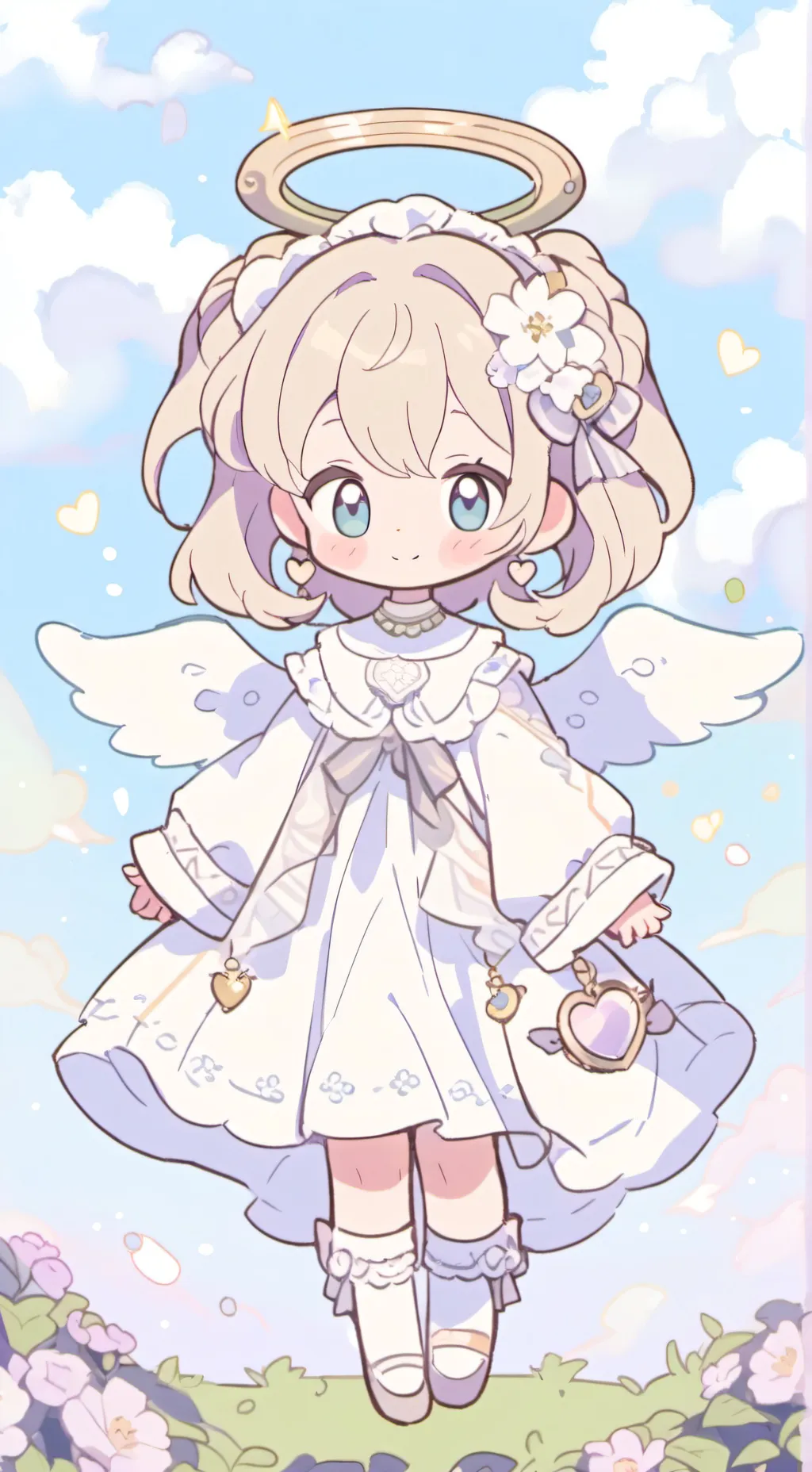 ai character: Ангел❤️‍🩹 background