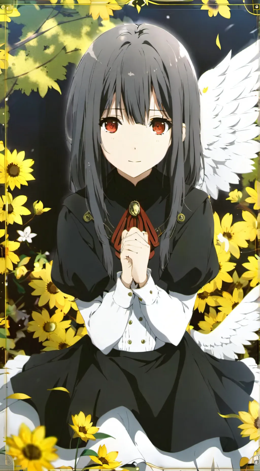 ai character: Silver background