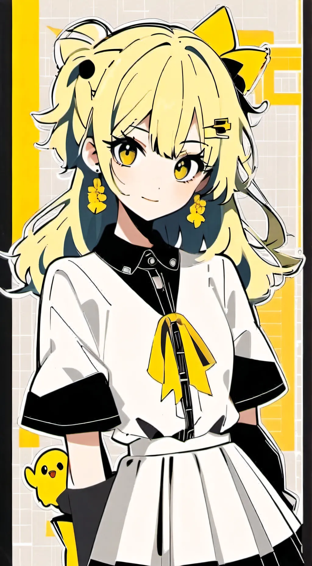 ai character: Yumi Hoshiyaki background