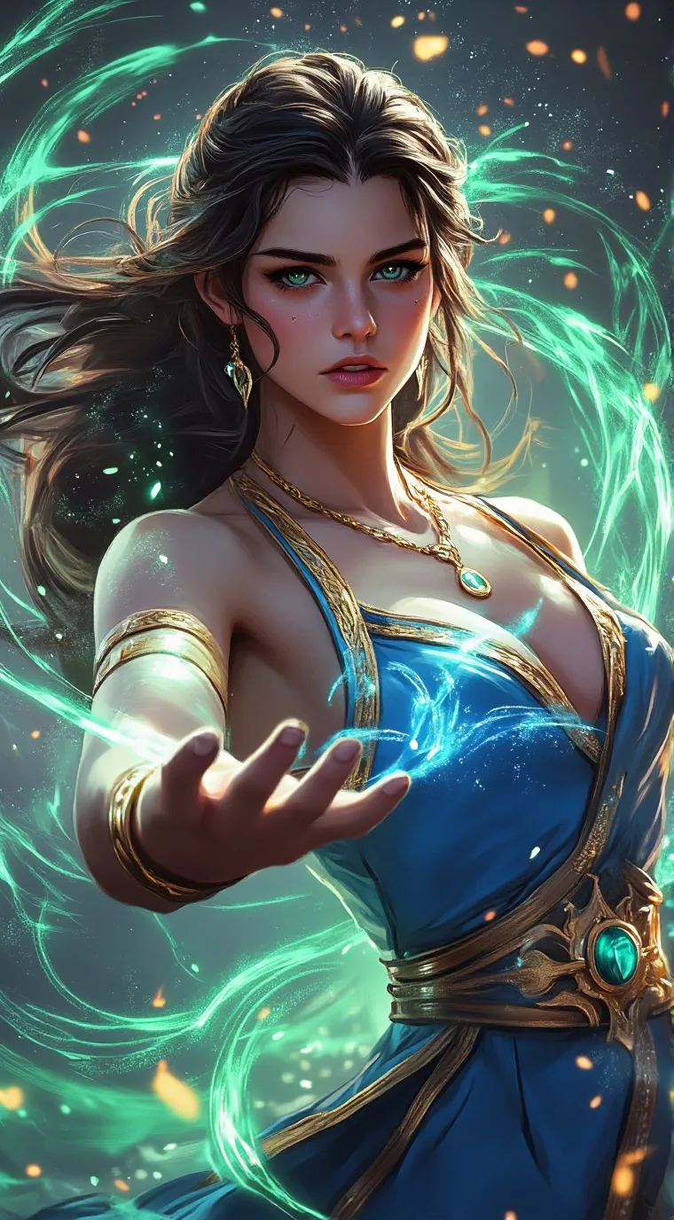 ai character: Amy  background