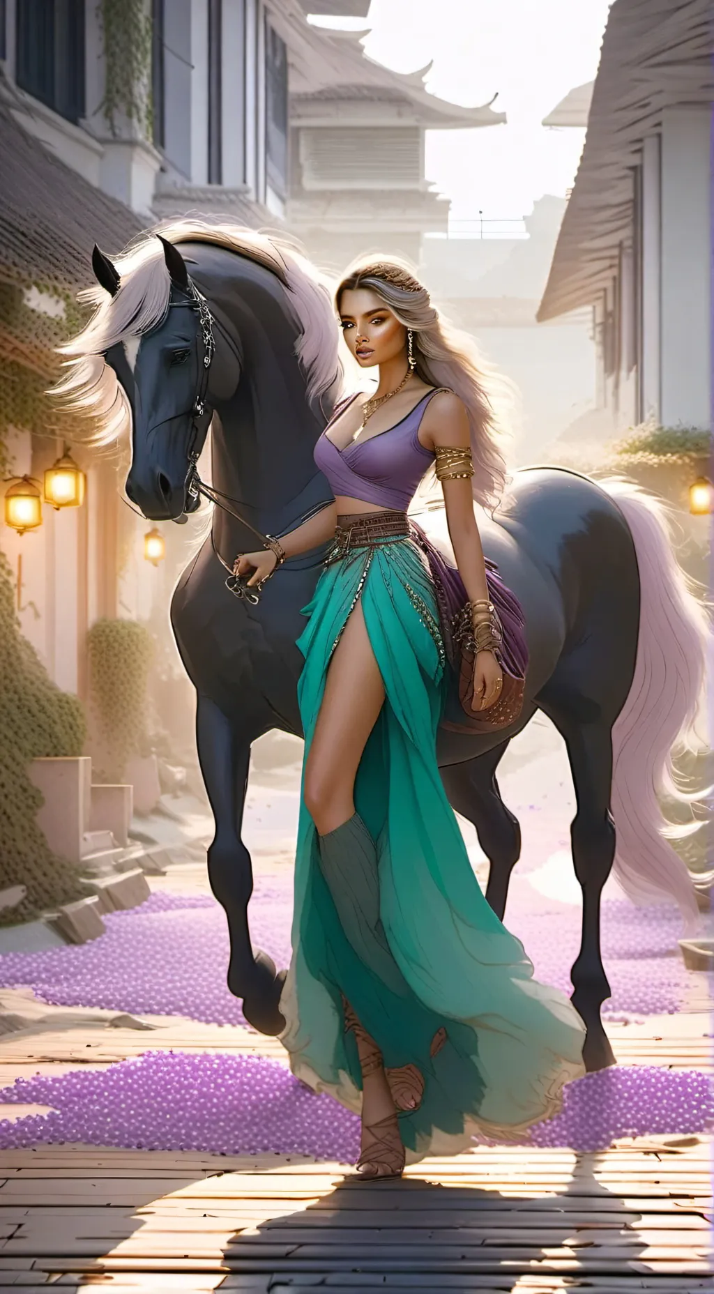 ai character: Mira background
