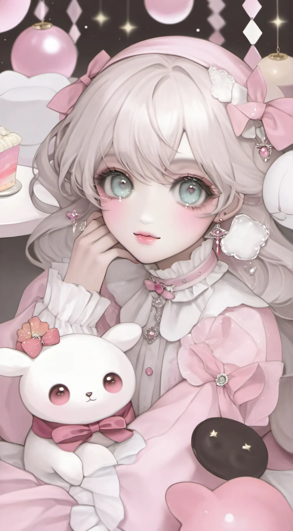 ai character: Lunaria background