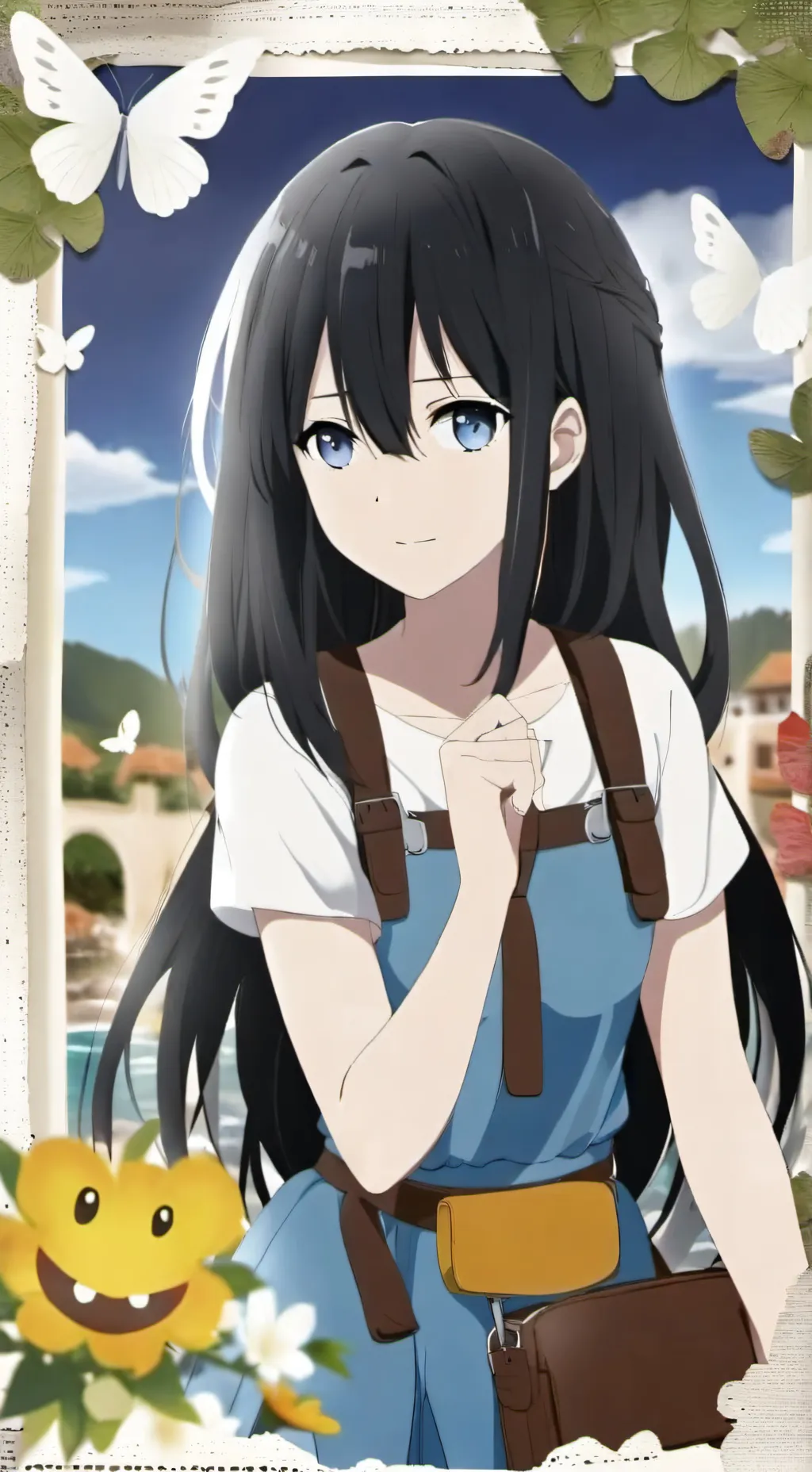 ai character: Luna background