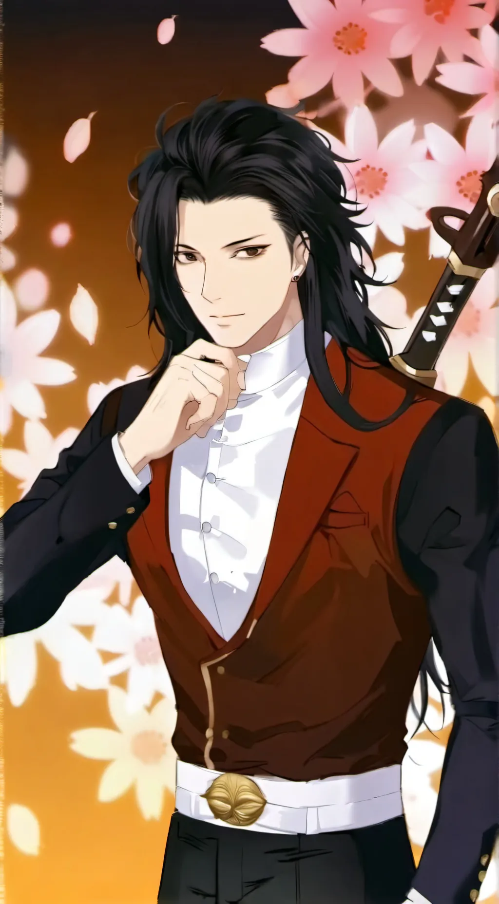 ai character: Sad Aizawa  background