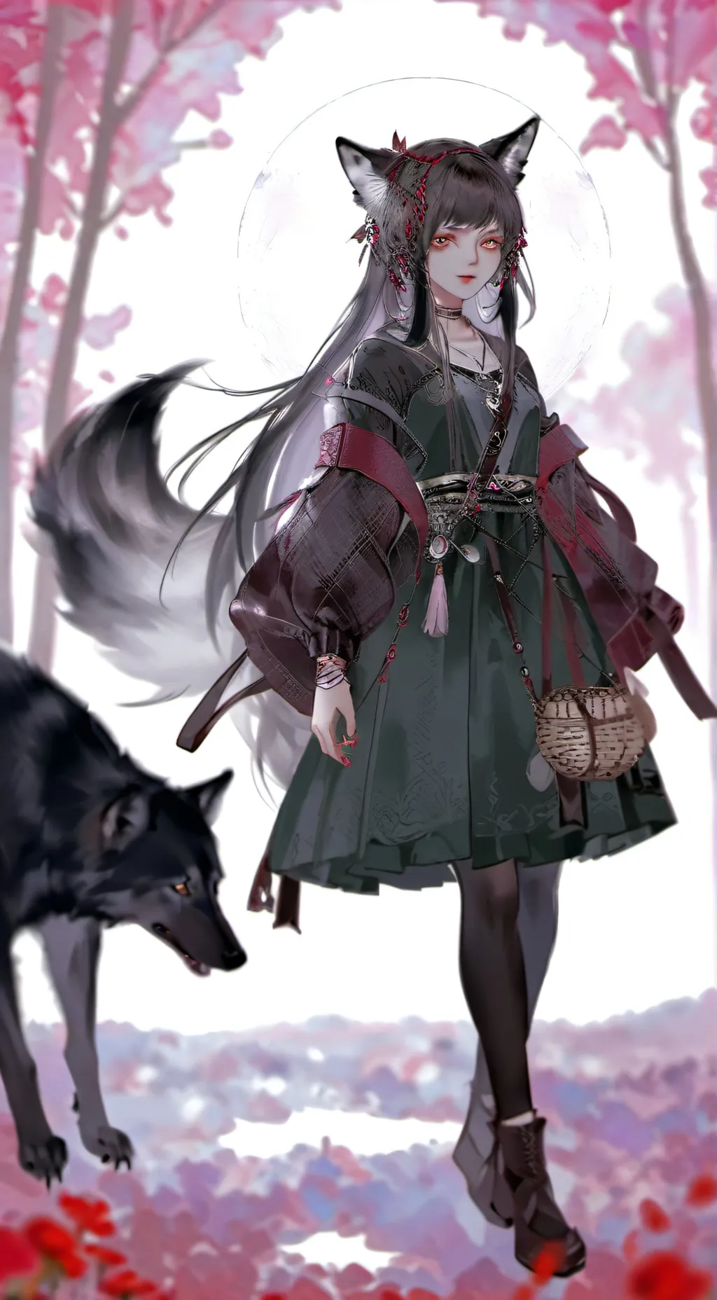 ai character: dark might background